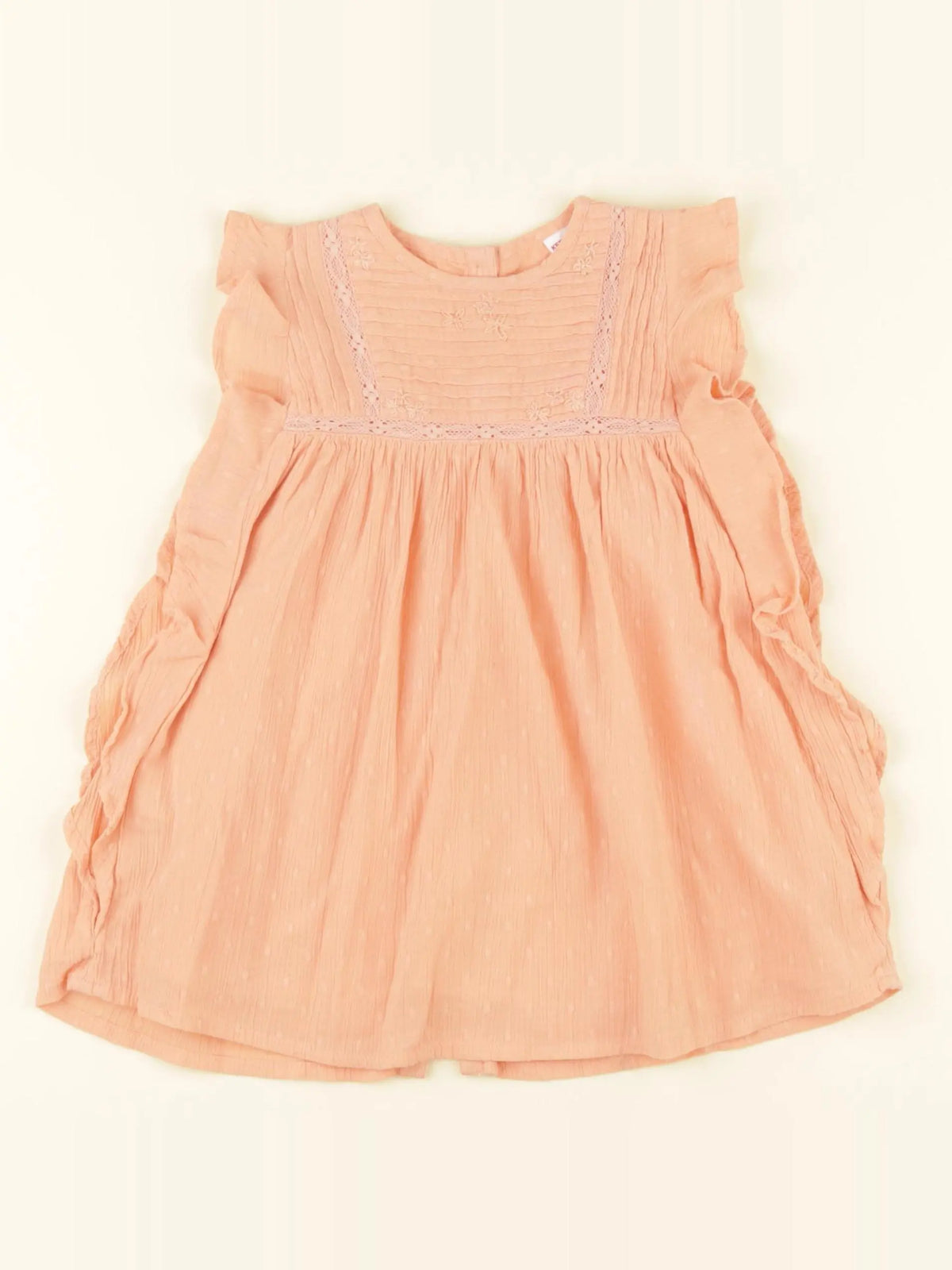 Mango - robe orange - 12/18 mois