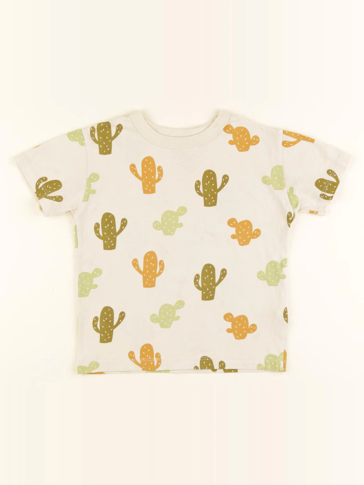 Monoprix - tee-shirt beige - 4 ans
