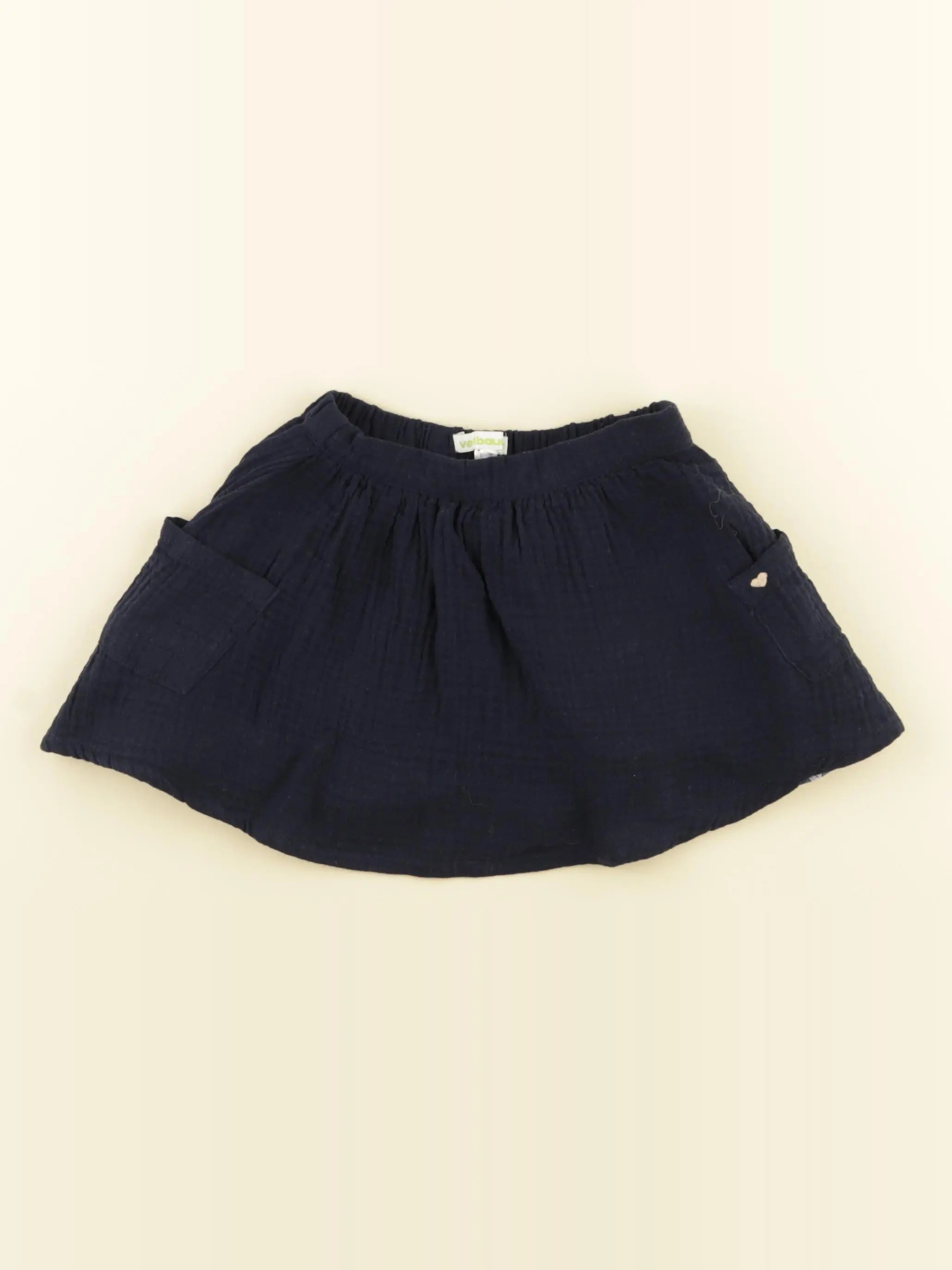 Vertbaudet - jupe bleu - 2 ans