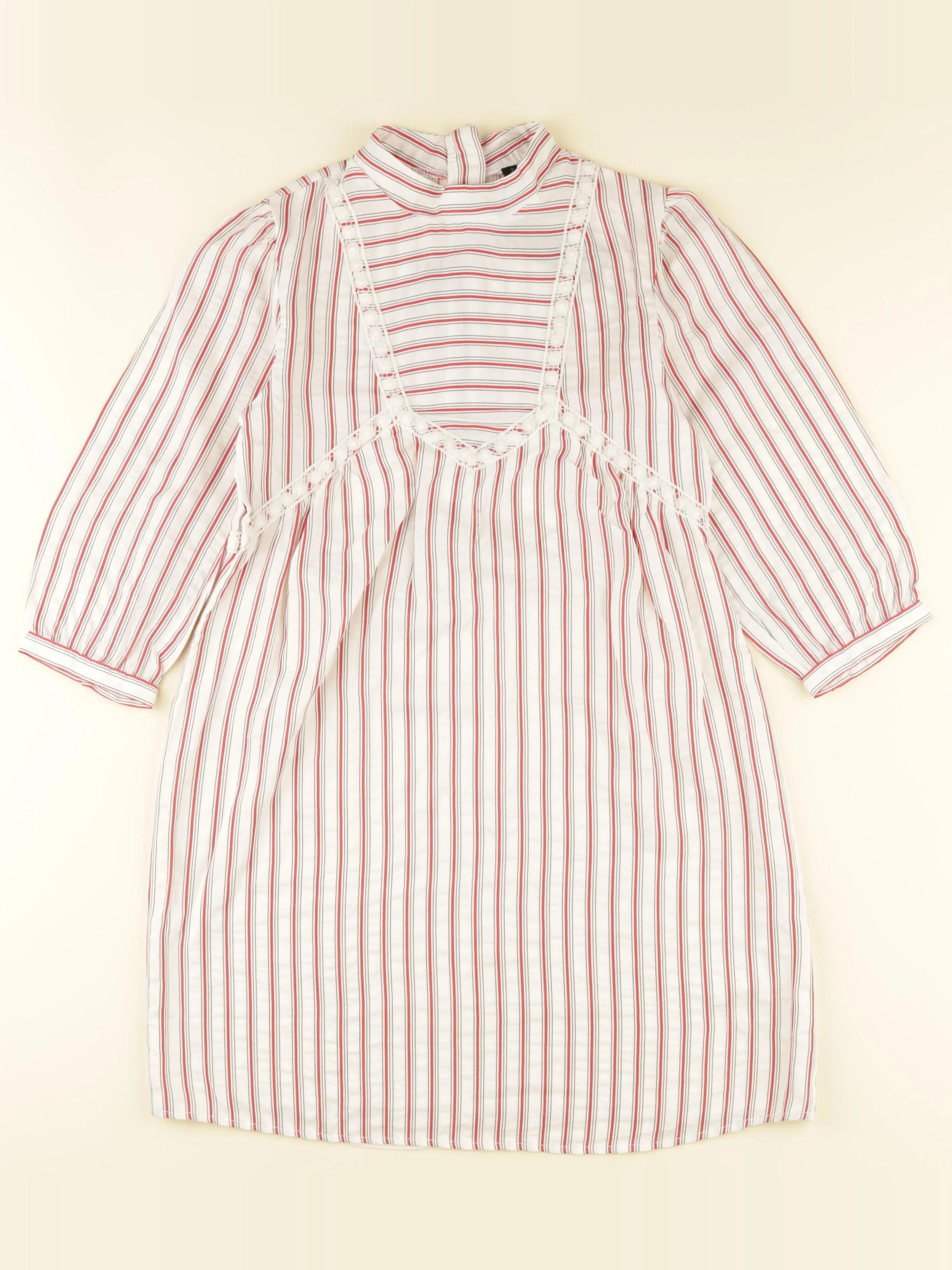 IKKS - robe blanc, rouge - 10 ans