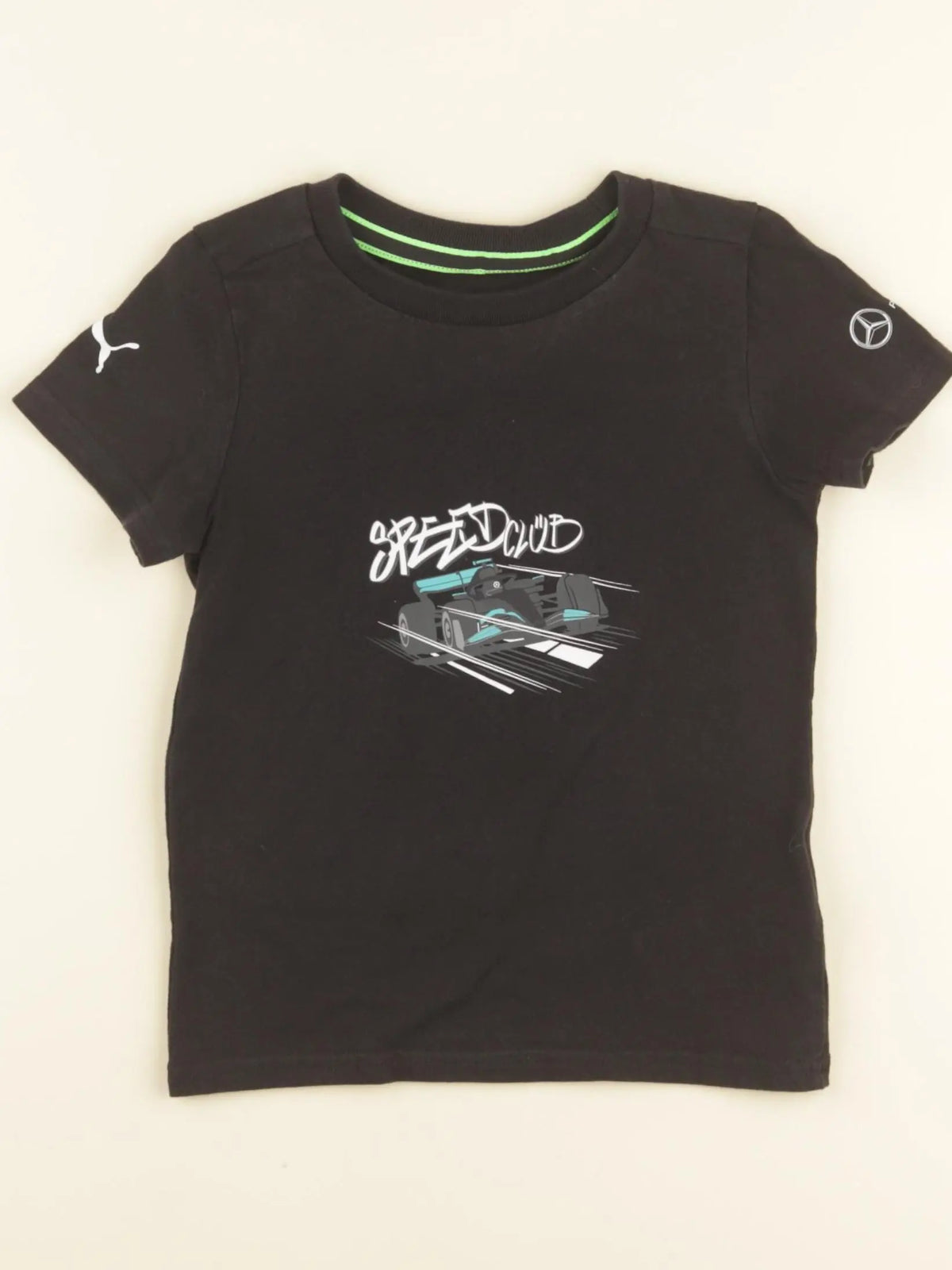 Puma - tee-shirt noir - 2/3 ans