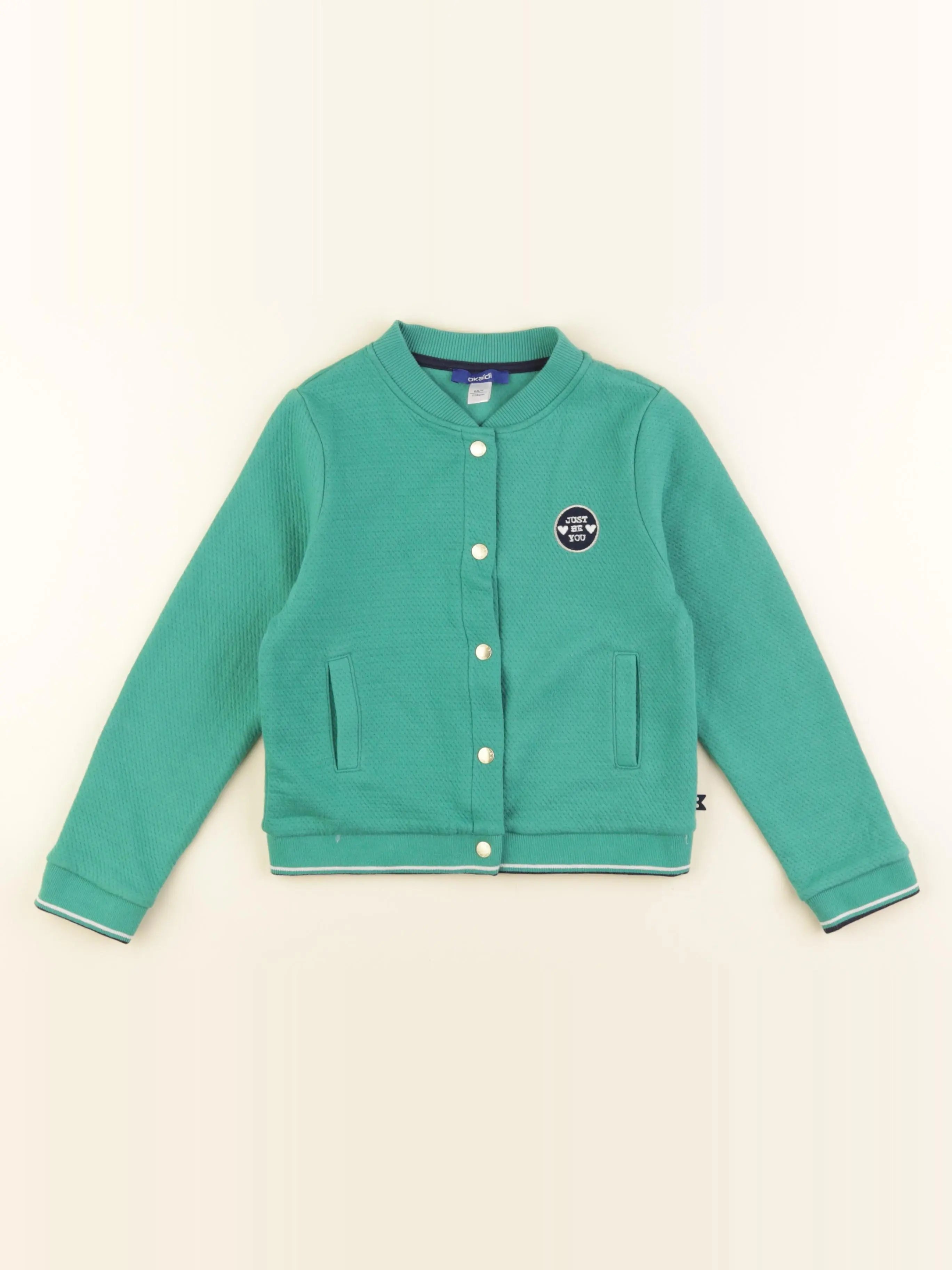 Okaidi - sweat vert - 6 ans