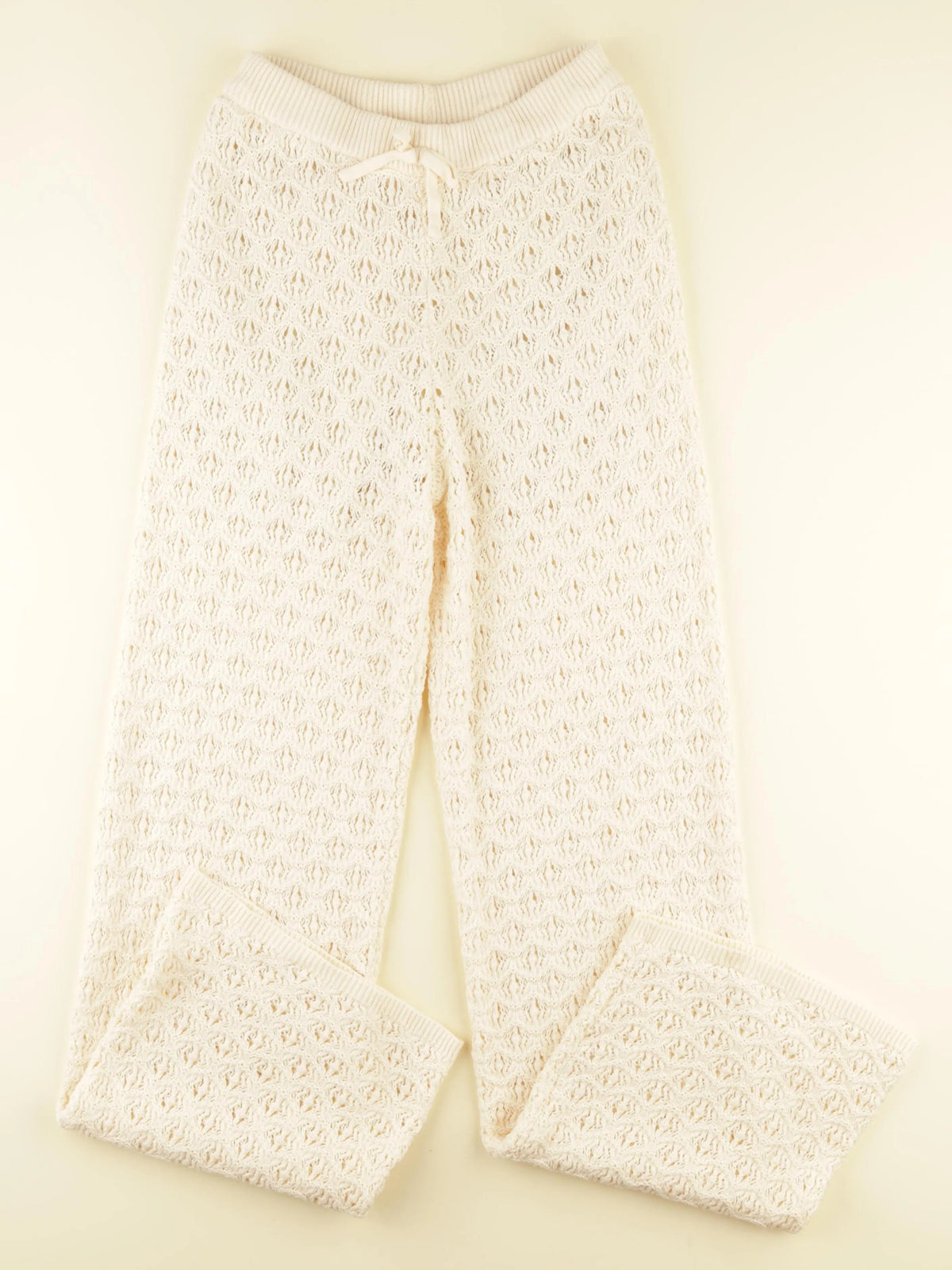 Vertbaudet - pantalon doublé beige - 12 ans