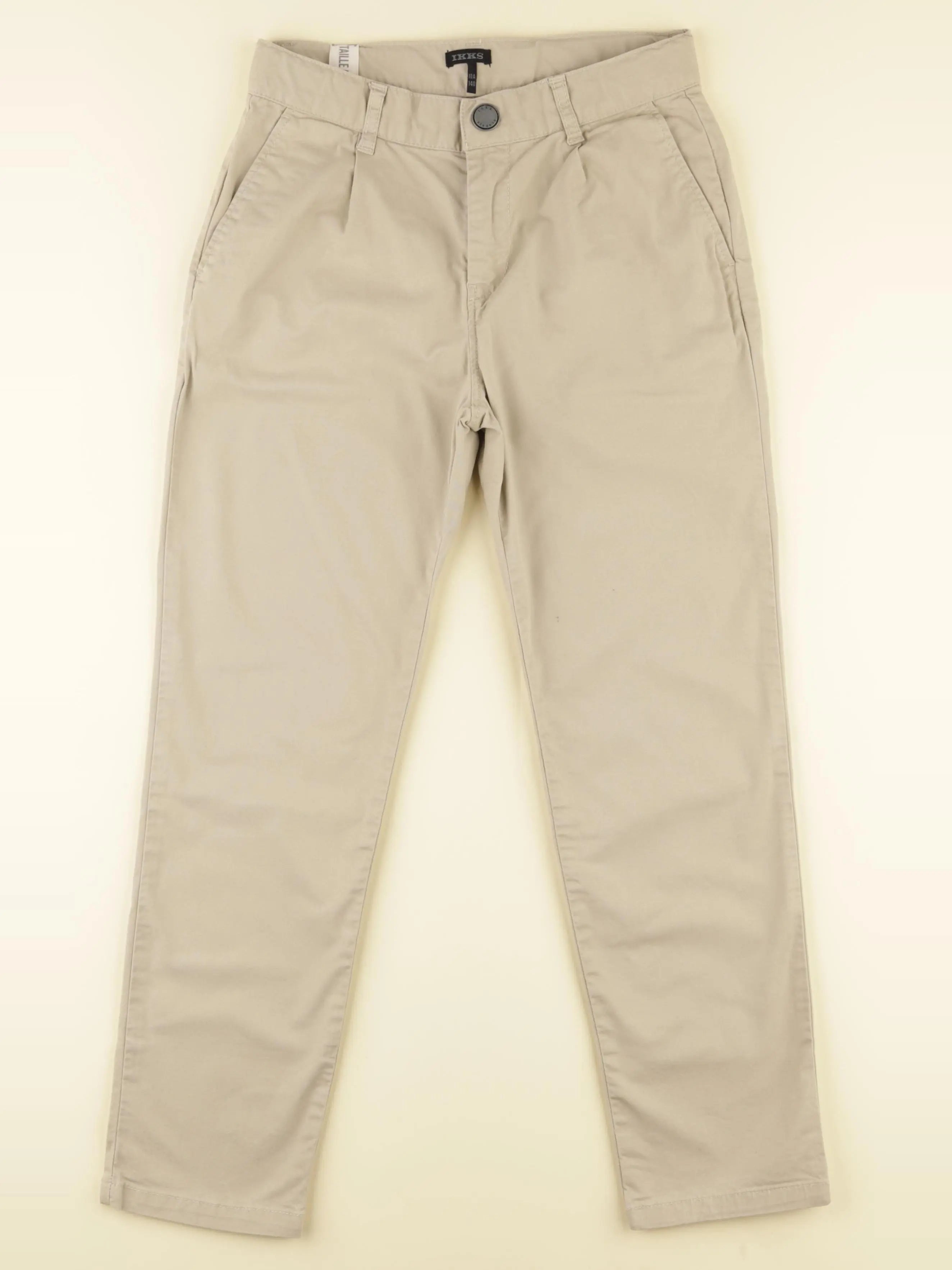 IKKS - pantalon beige - 10 ans