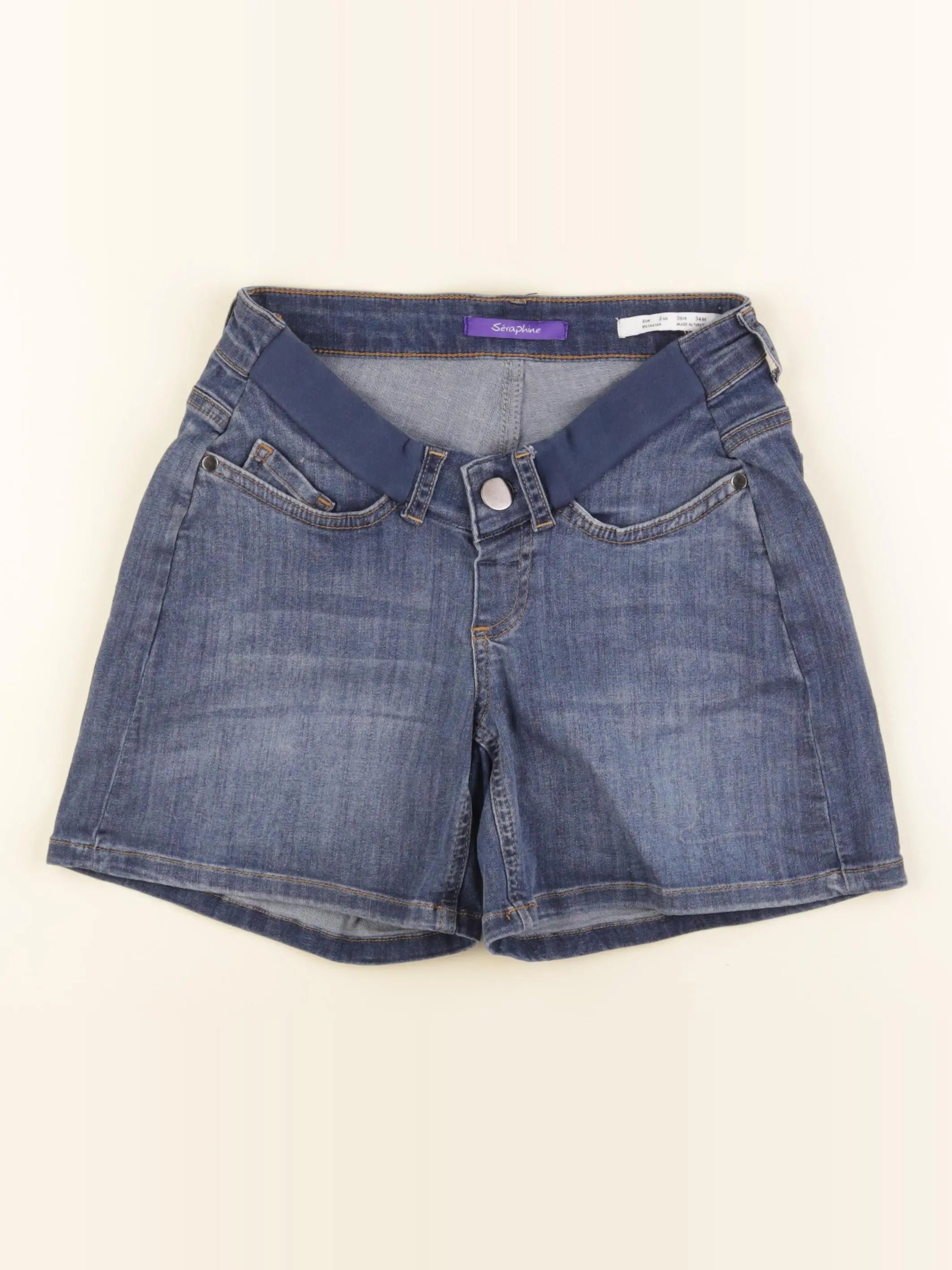 Seraphine - short grossesse bleu - 36
