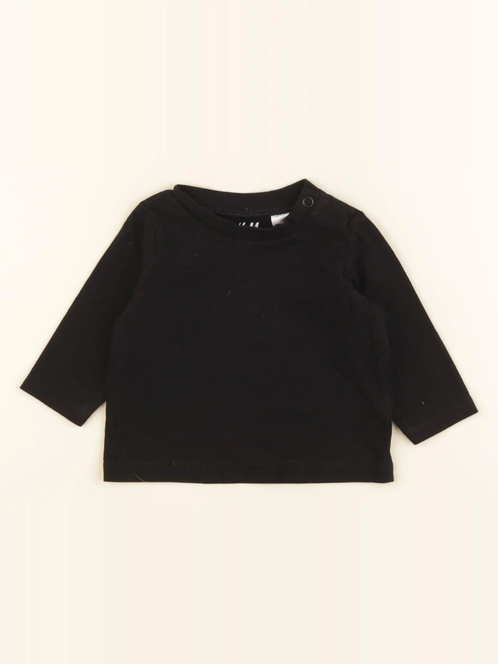 H&M - tee-shirt noir - 1/2 mois