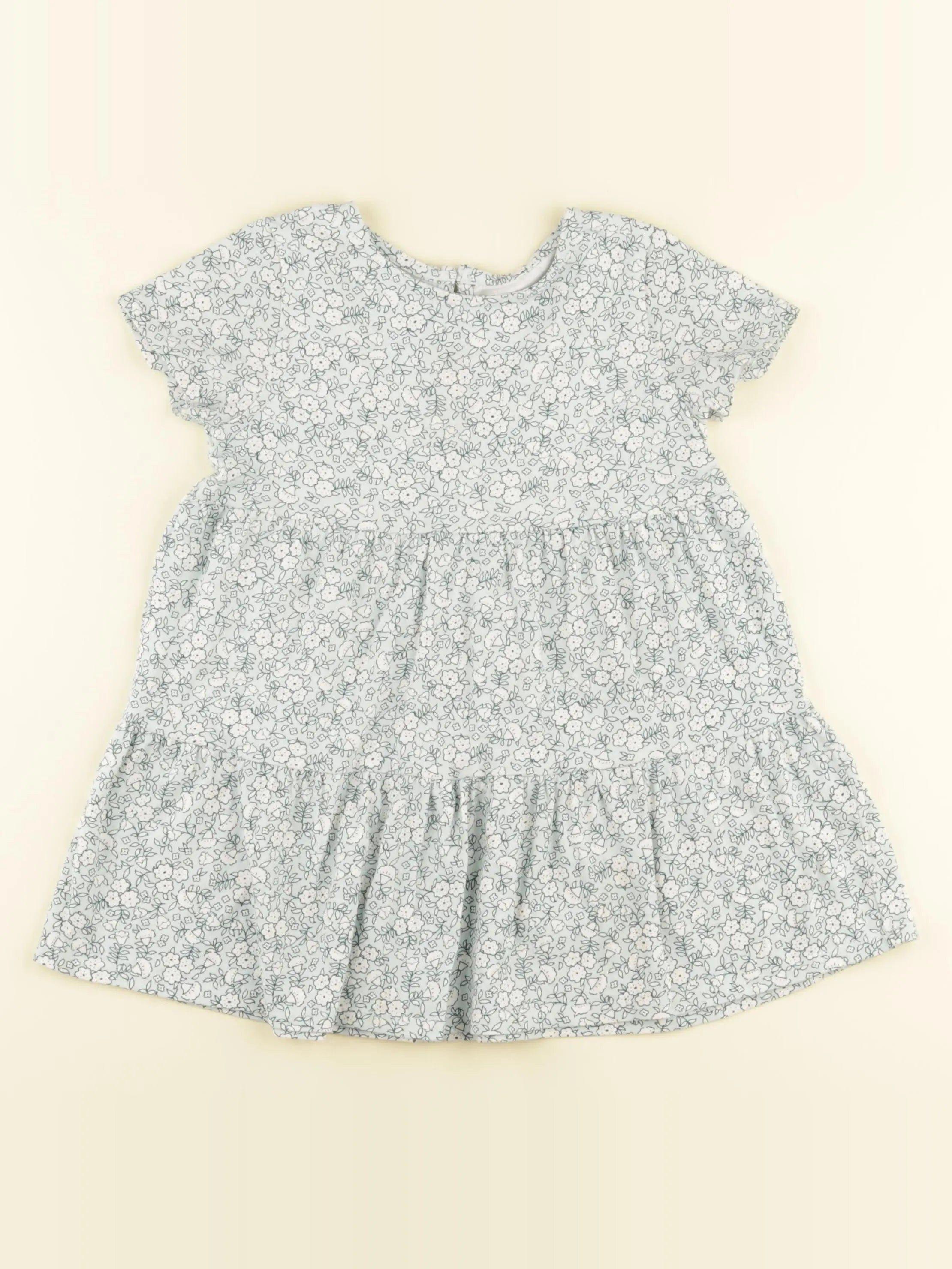 Vertbaudet - robe vert - 3 ans