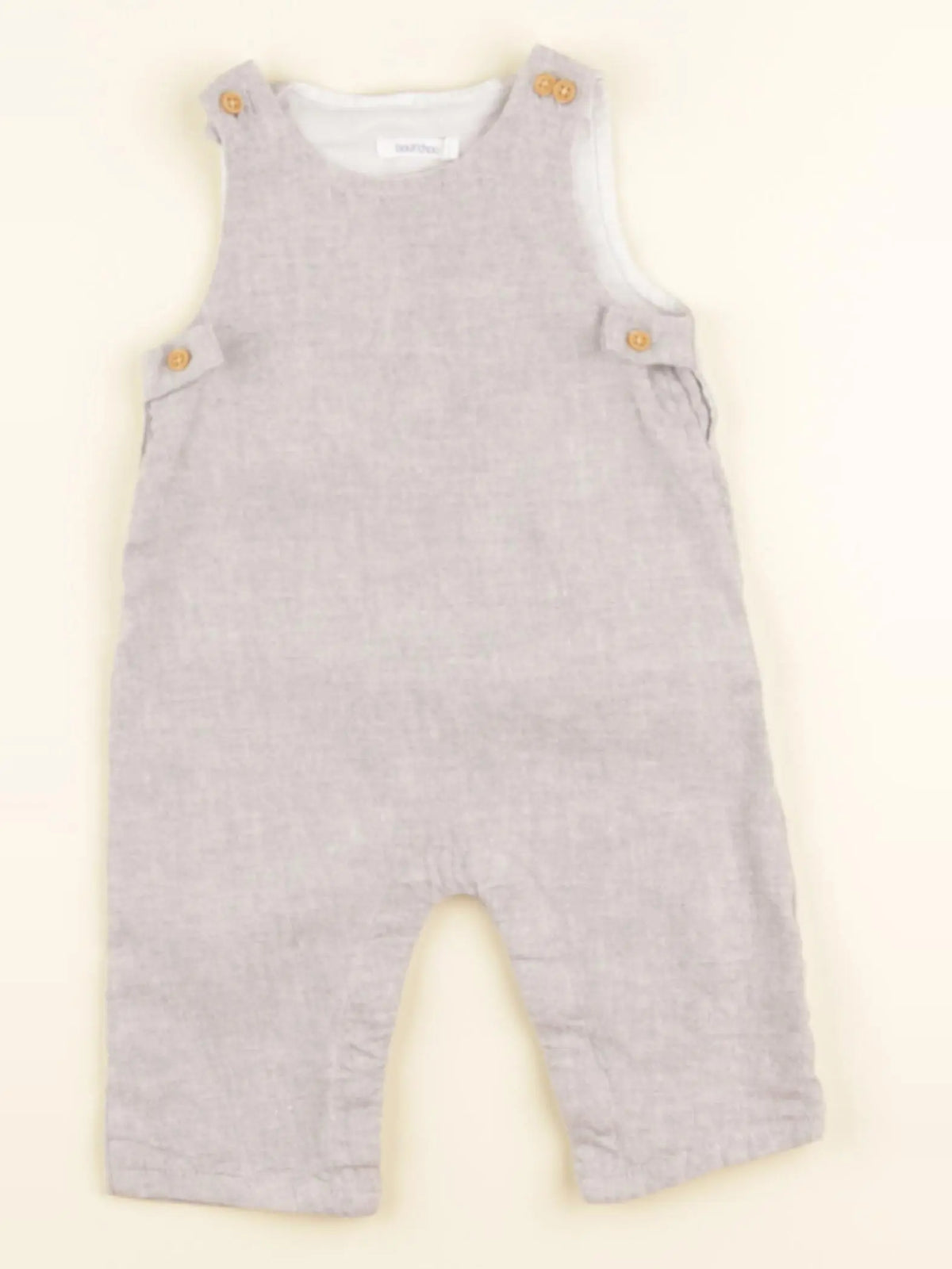 Boutchou - combinaison gris - 3 mois