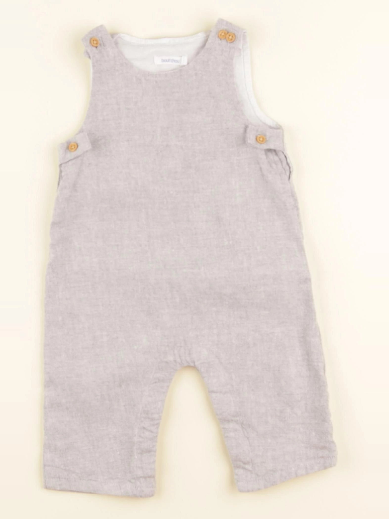 Boutchou - combinaison gris - 3 mois