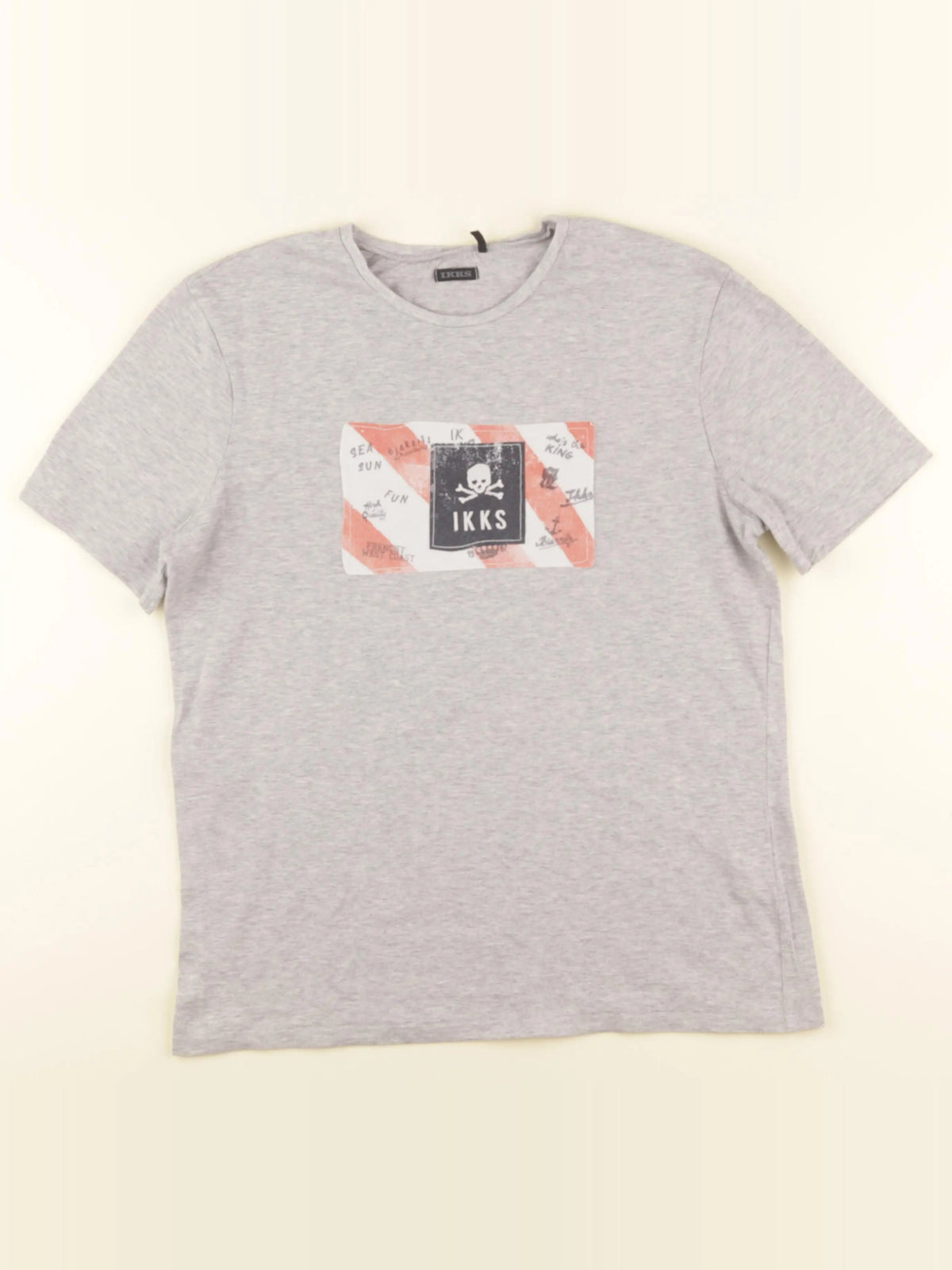 IKKS - tee-shirt gris - 14 ans