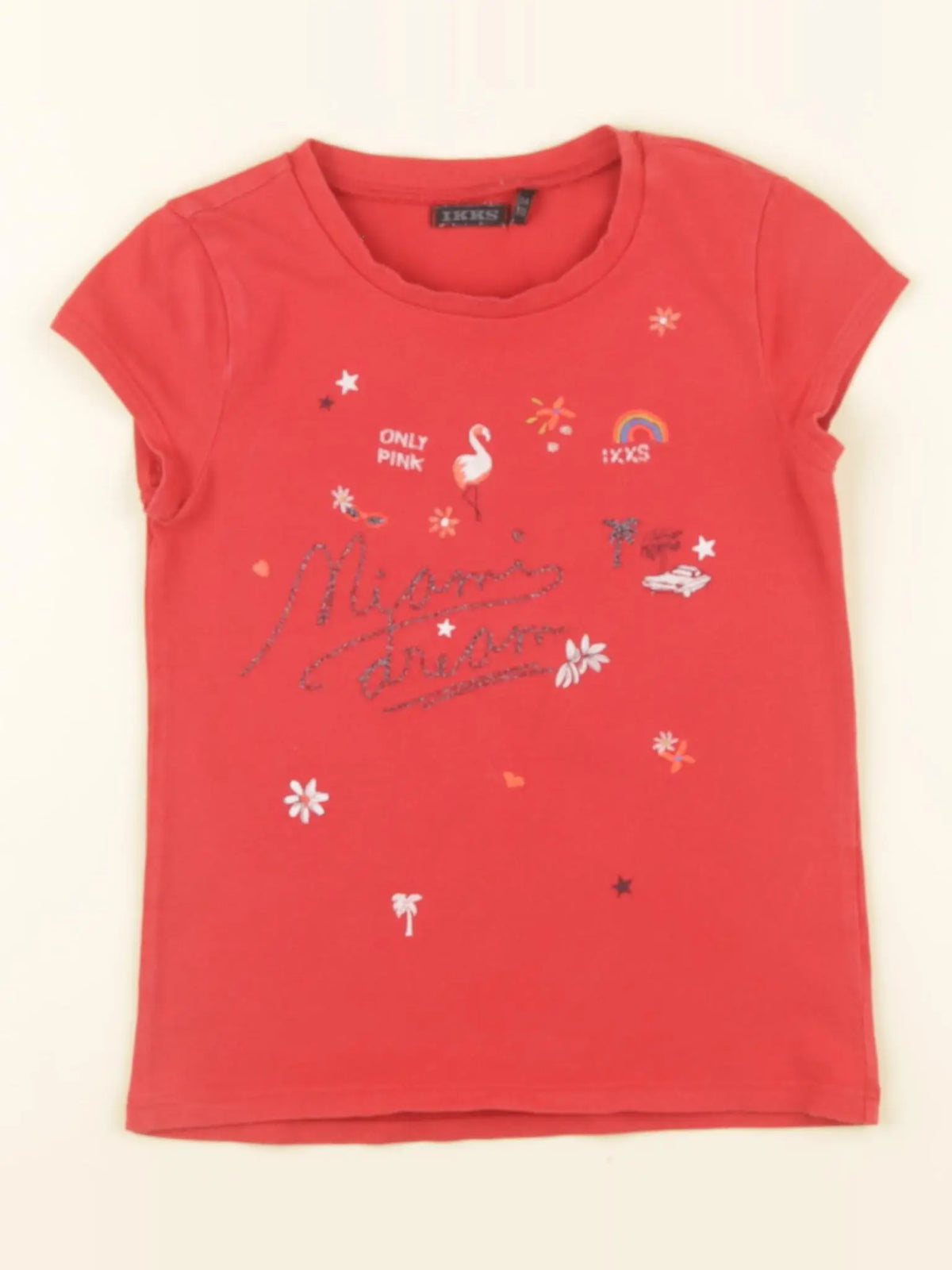 IKKS - tee-shirt rouge - 5 ans