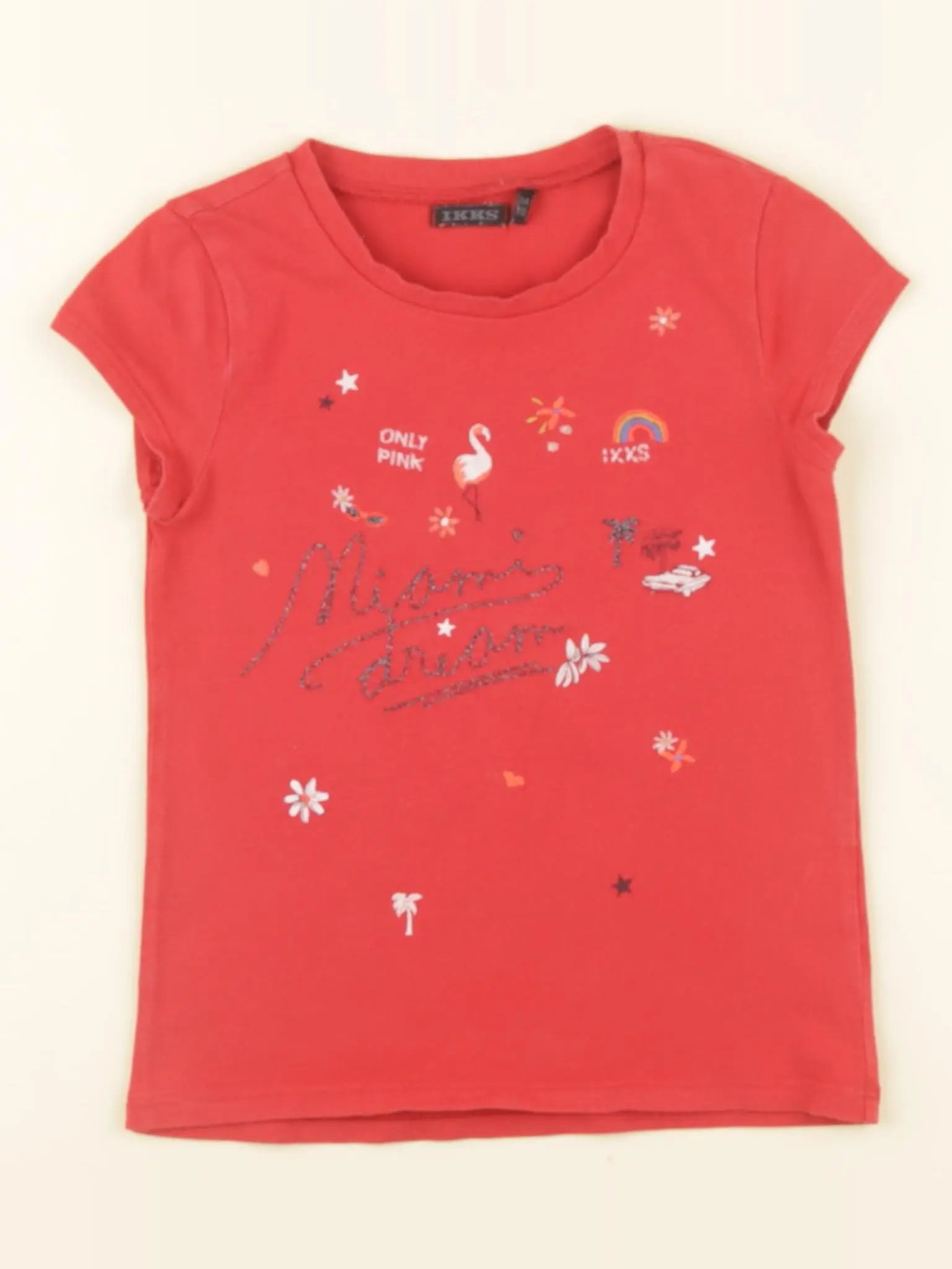 IKKS - tee-shirt rouge - 5 ans