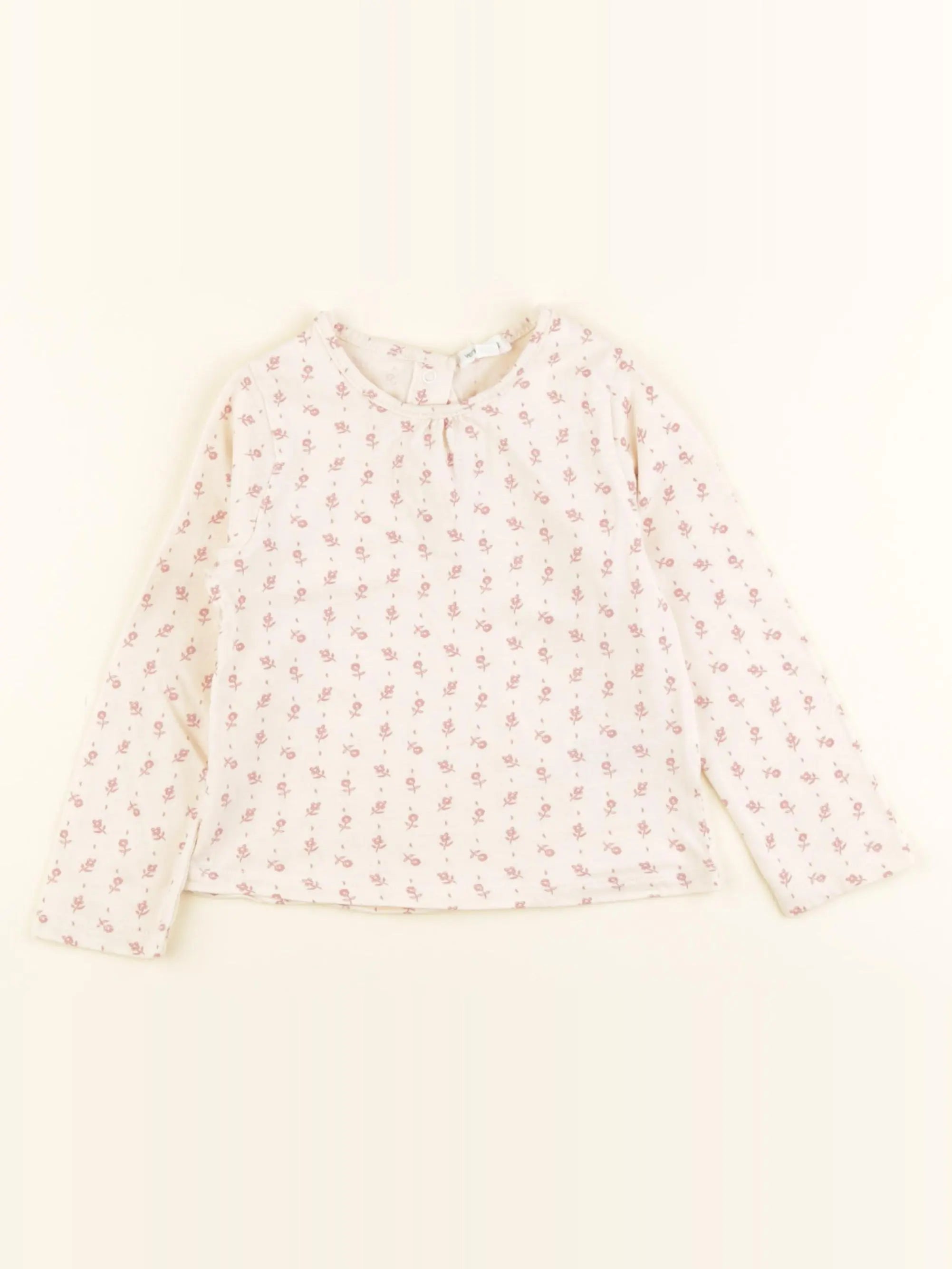 Vertbaudet - tee-shirt rose - 24 mois