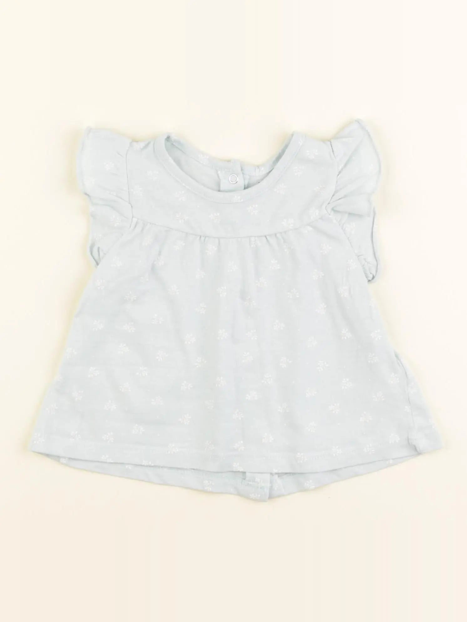 Vertbaudet - tee-shirt bleu - 9 mois