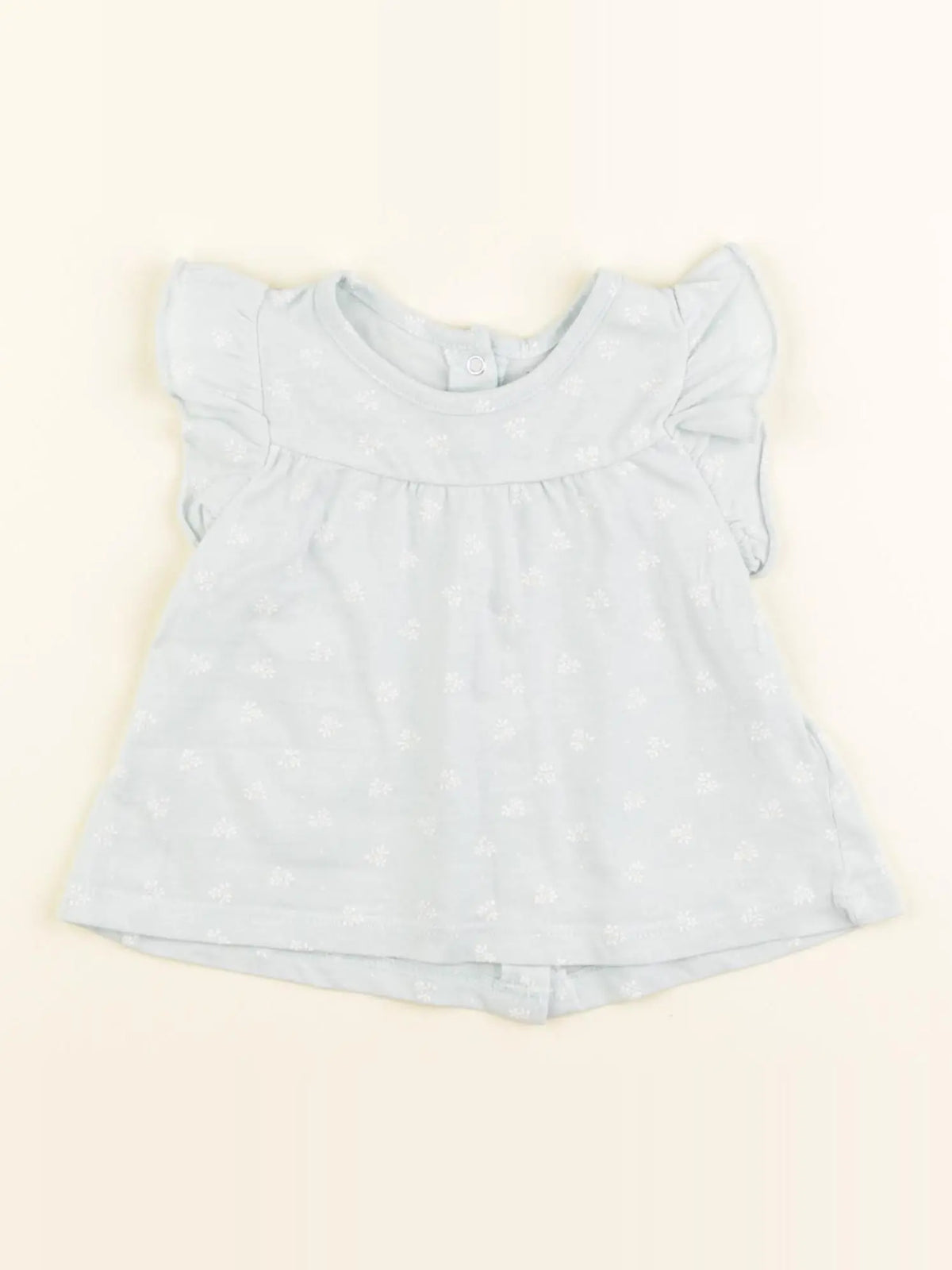 Vertbaudet - tee-shirt bleu - 9 mois