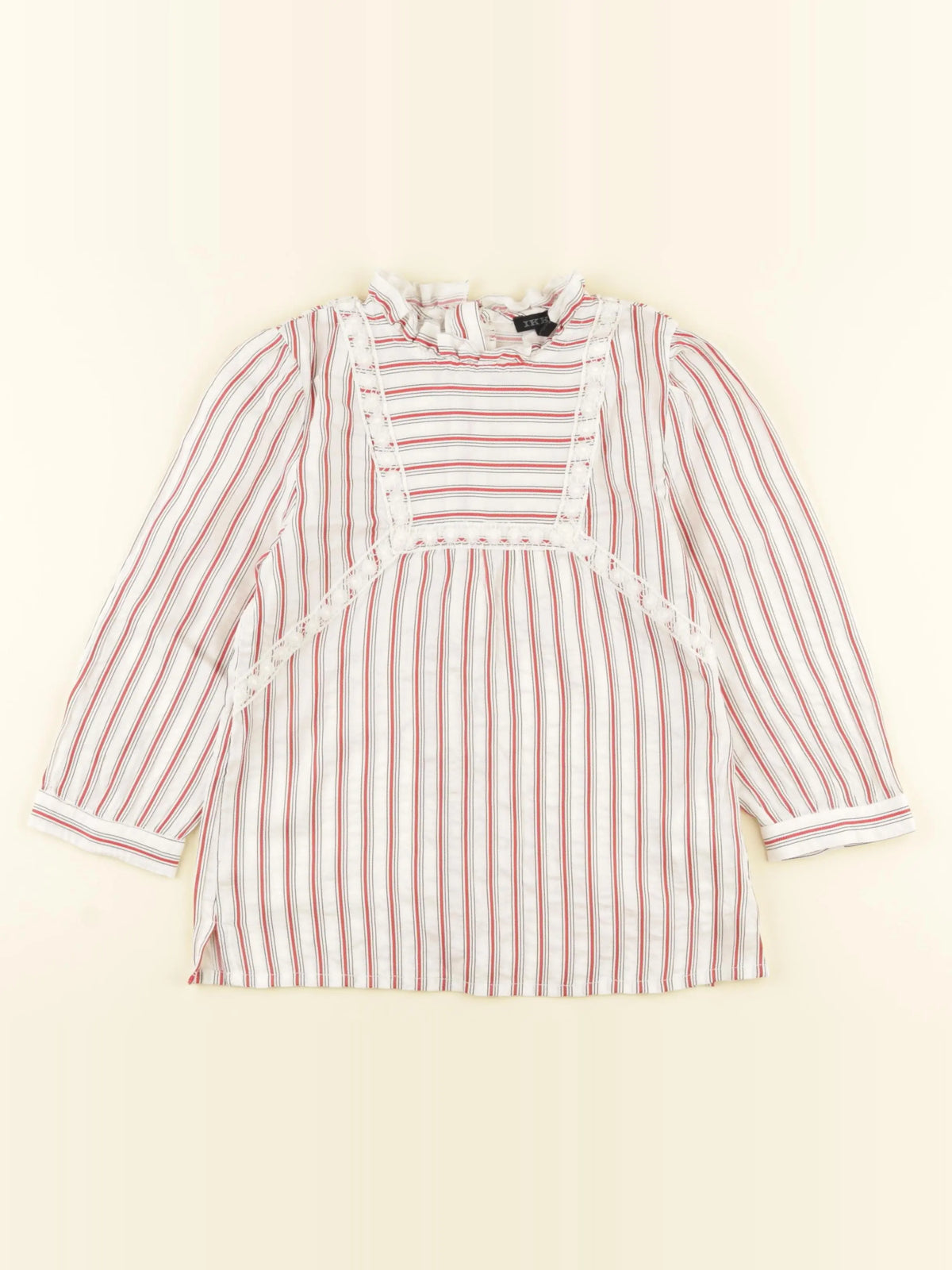IKKS - blouse rouge - 8 ans