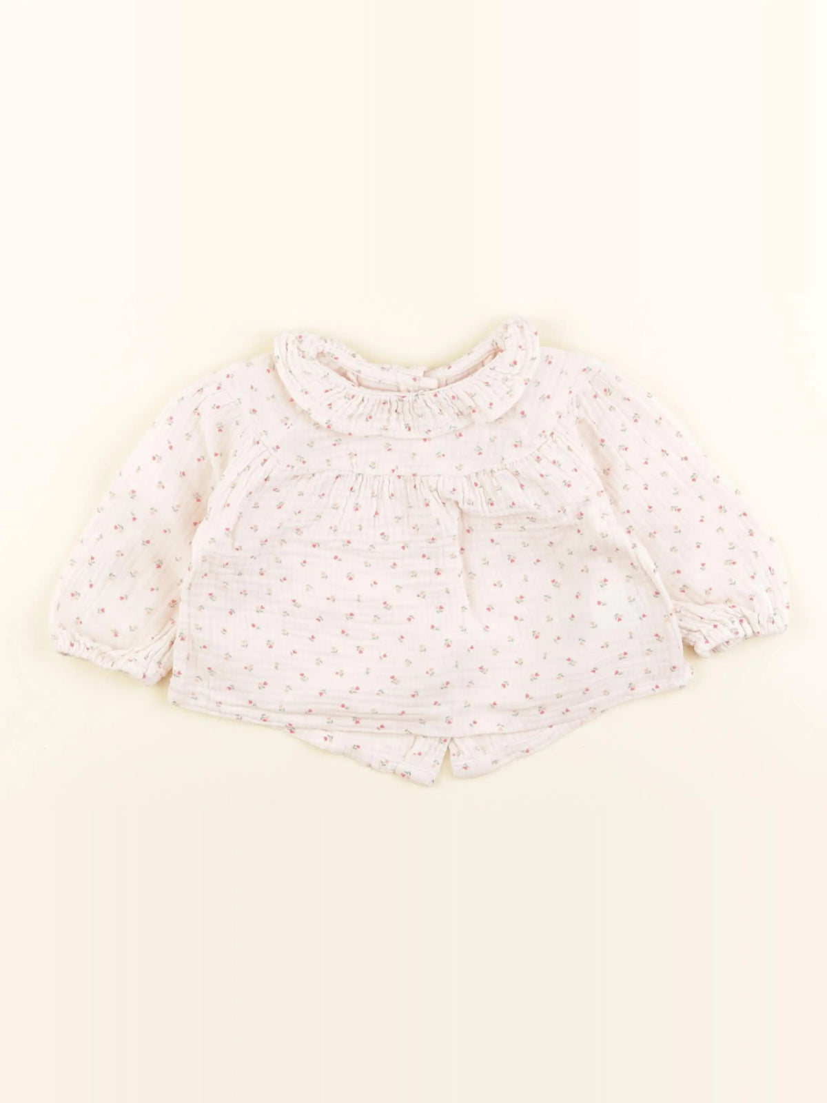 Vertbaudet - blouse rose - 9 mois