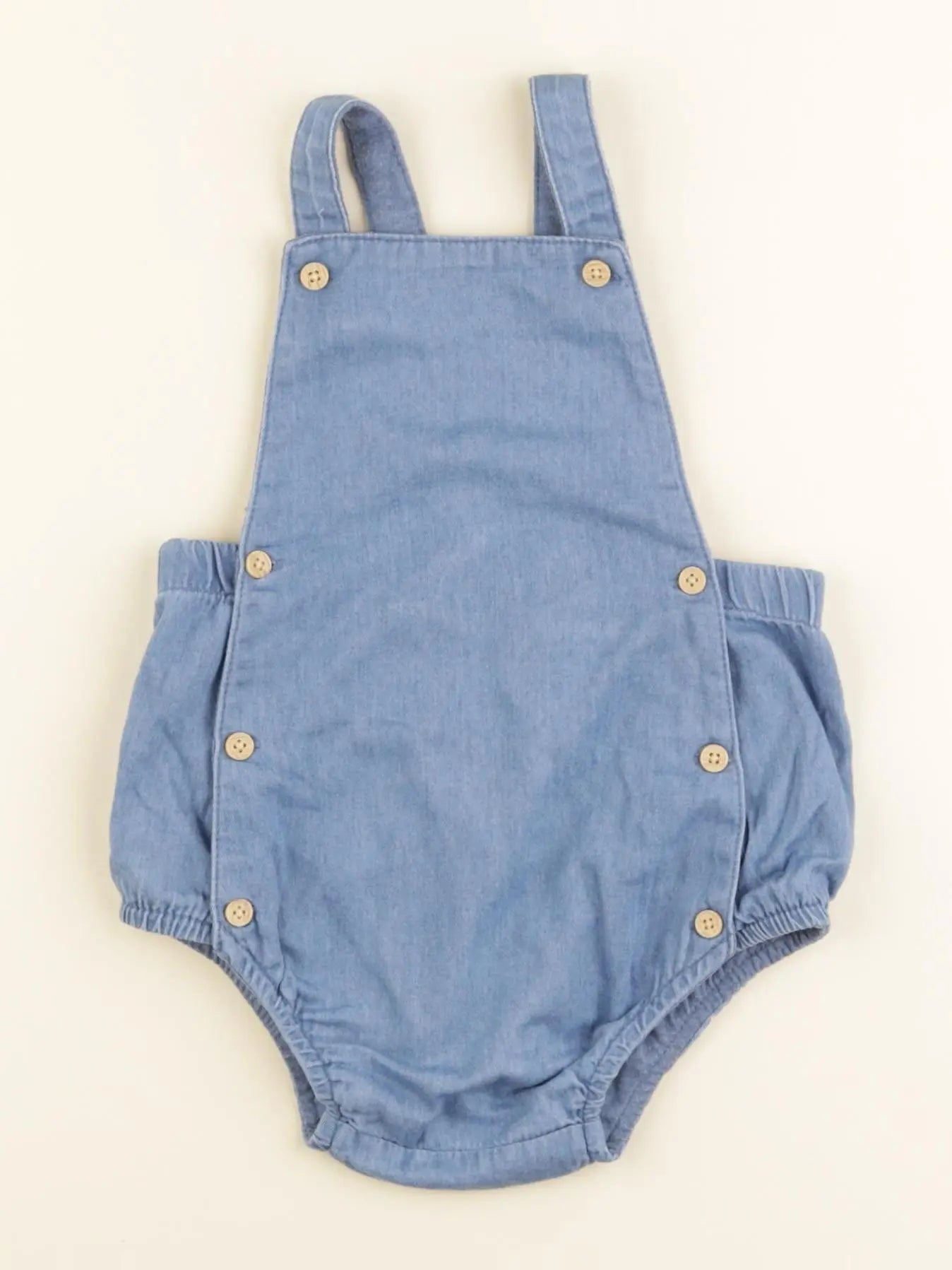 Vertbaudet - combinaison bleu - 9 mois