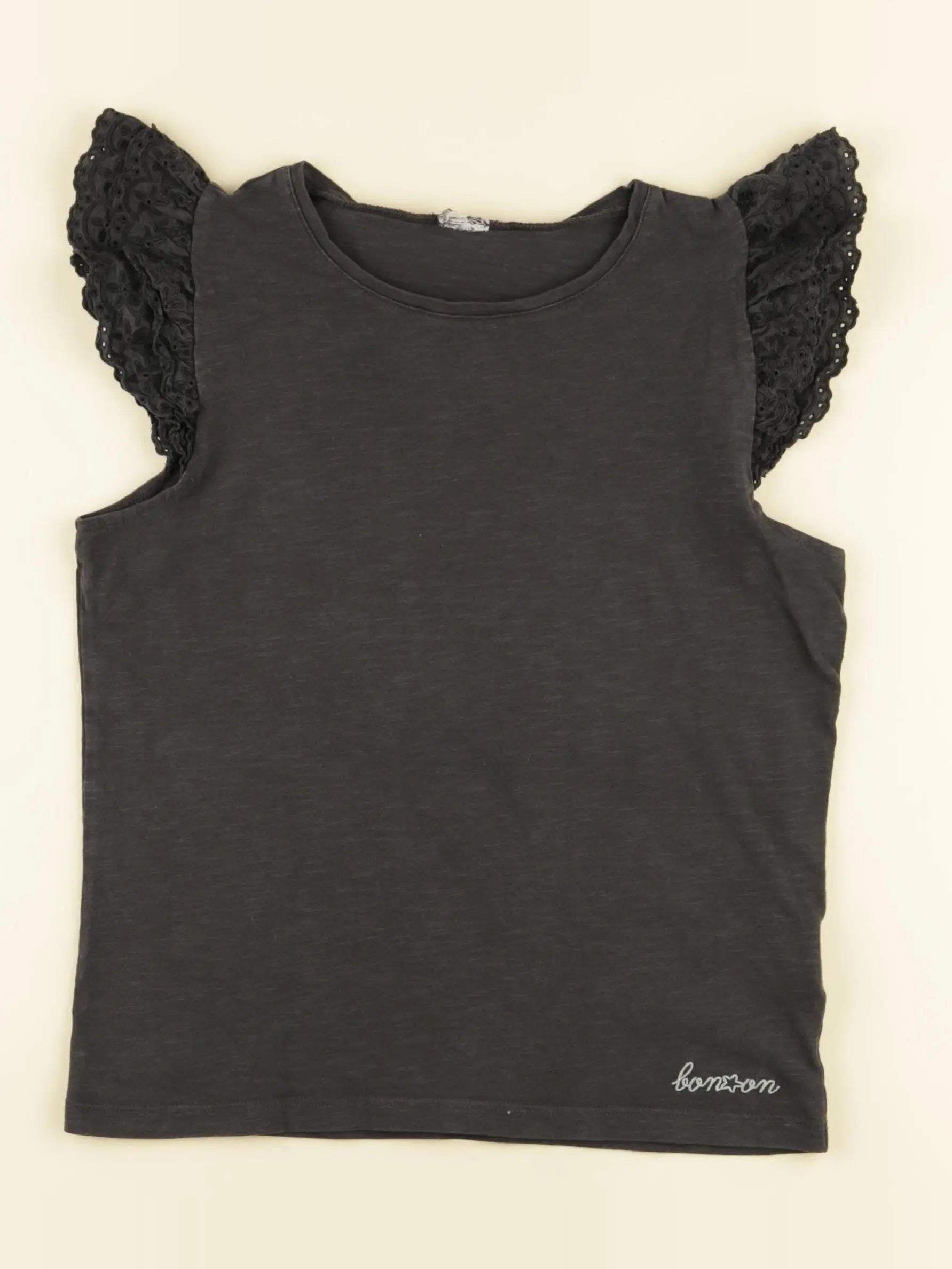 Bonton - tee-shirt noir - 8 ans