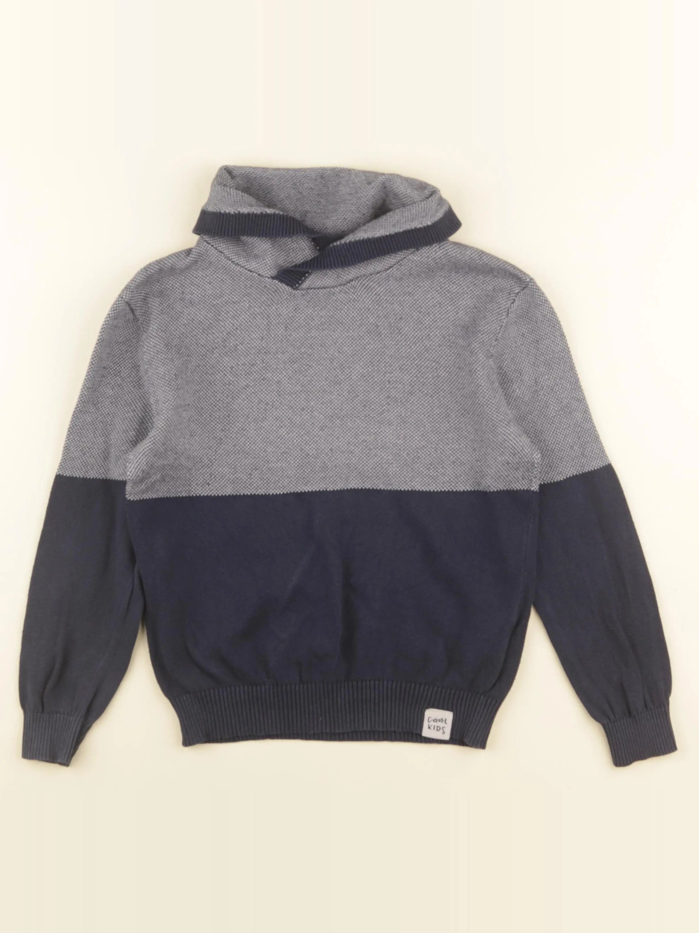 Vertbaudet - pull bleu - 8 ans