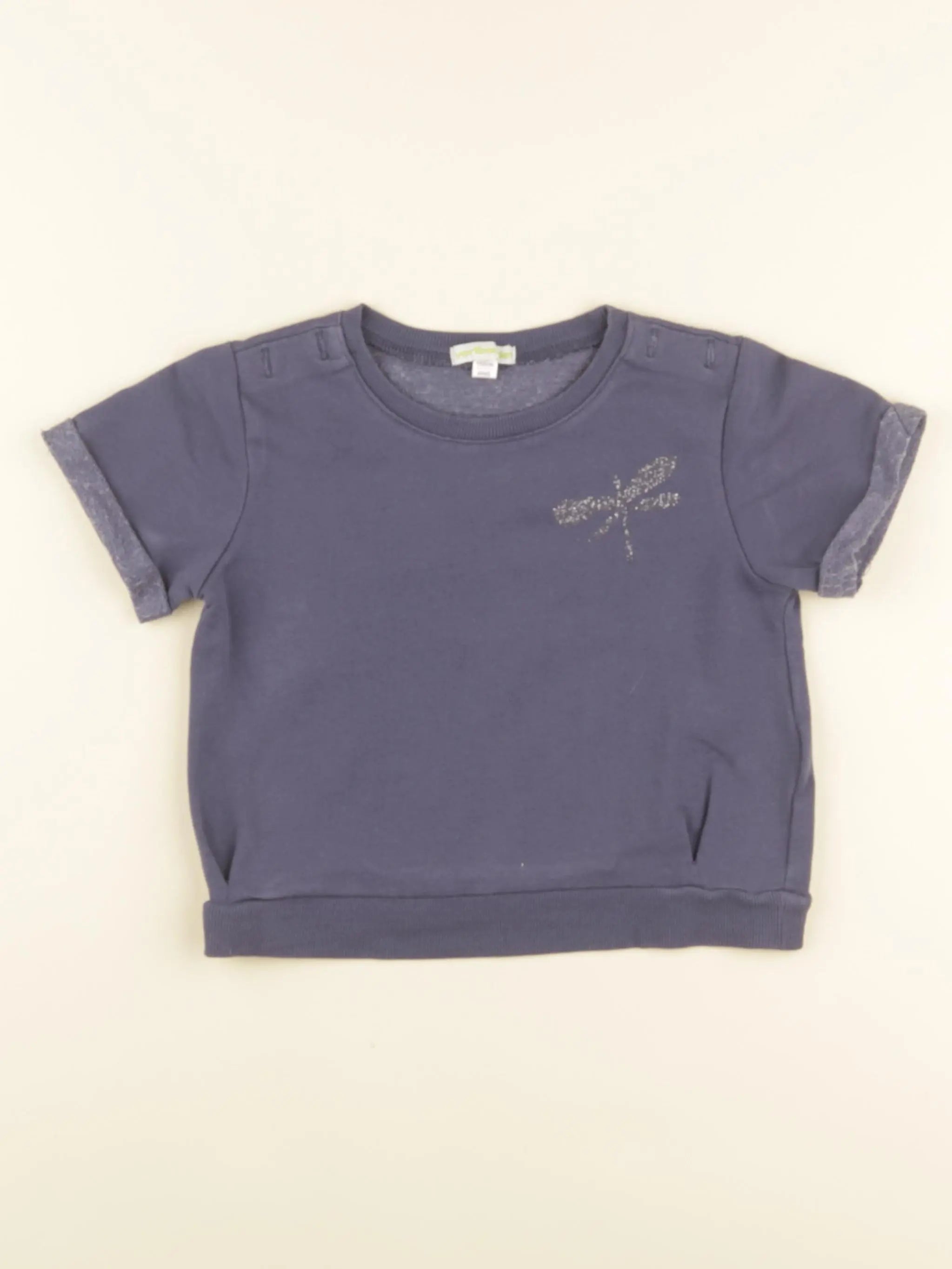 Vertbaudet - tee-shirt bleu - 4 ans