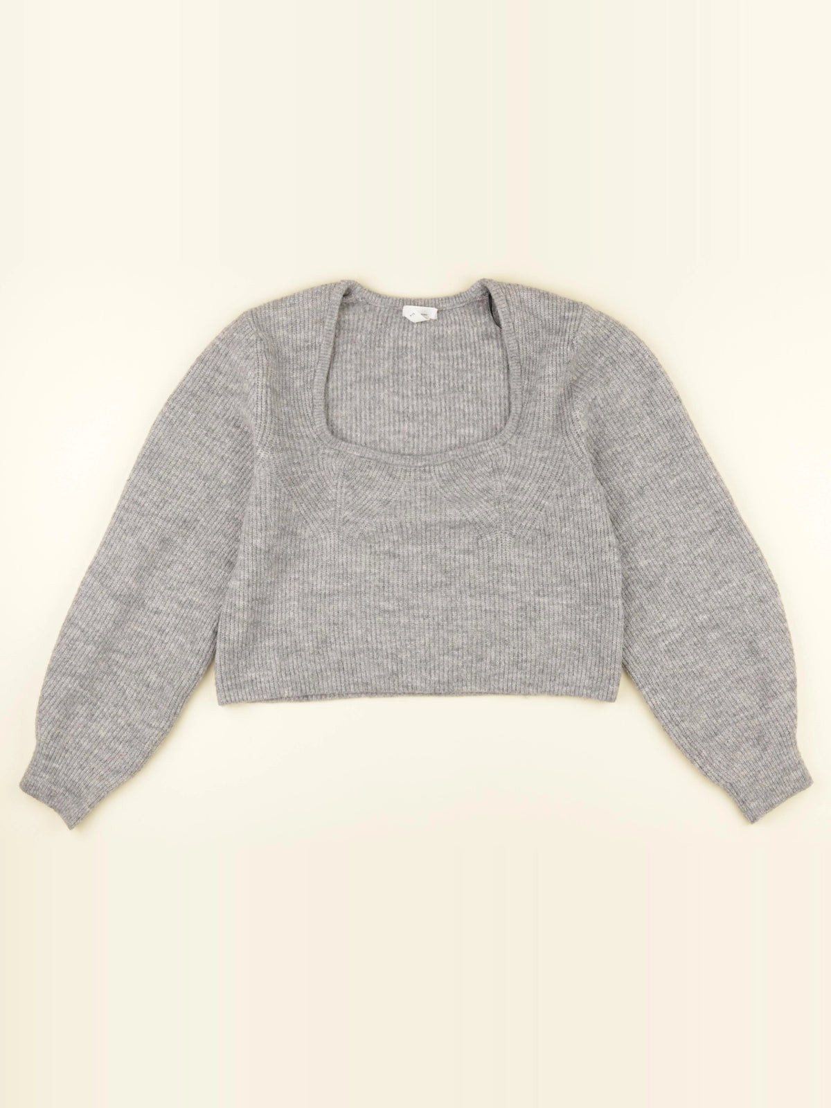 H&M - pull grossesse gris - 40 à 42