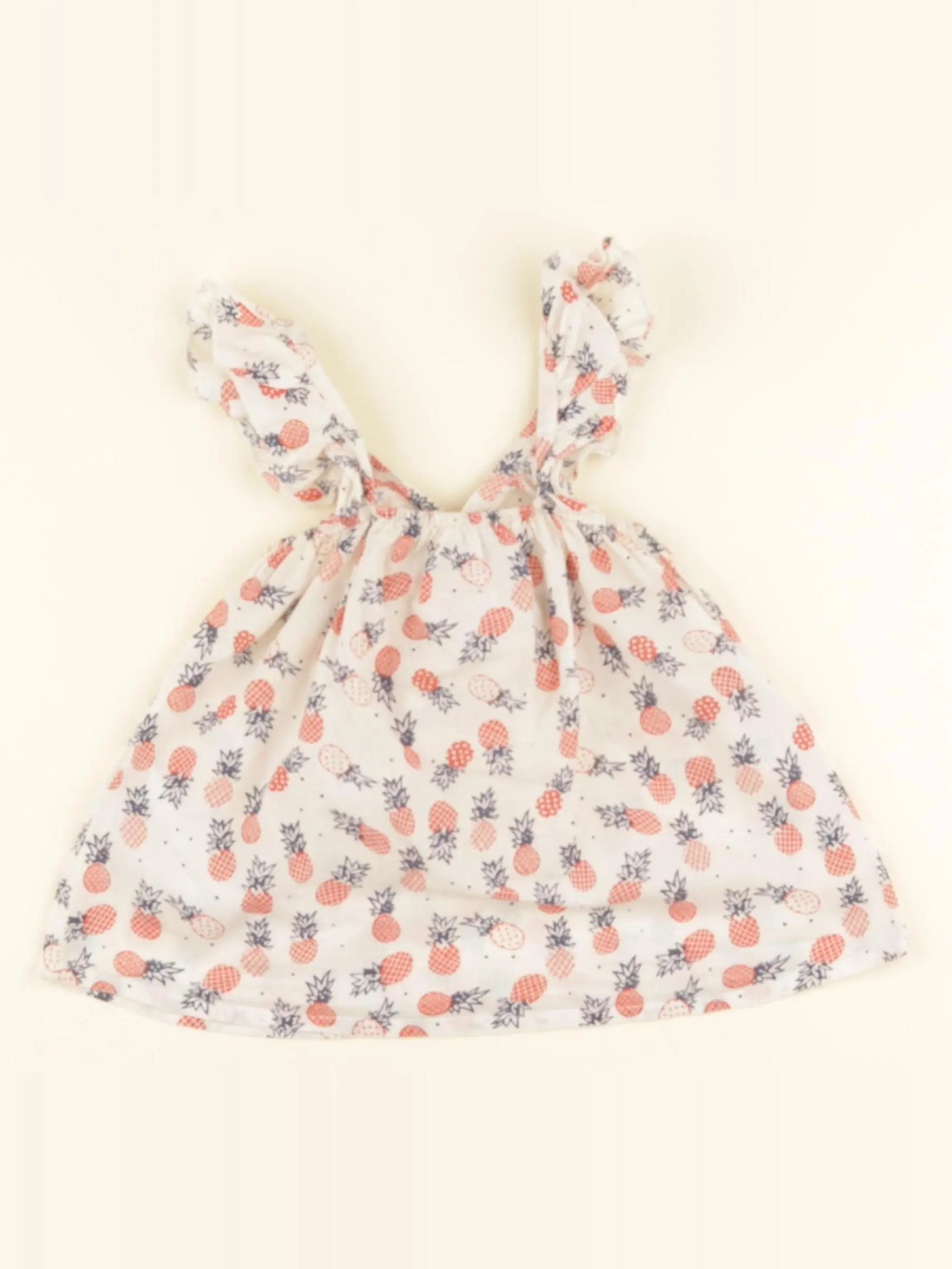 Mango - blouse blanc, rose - 18/24 mois