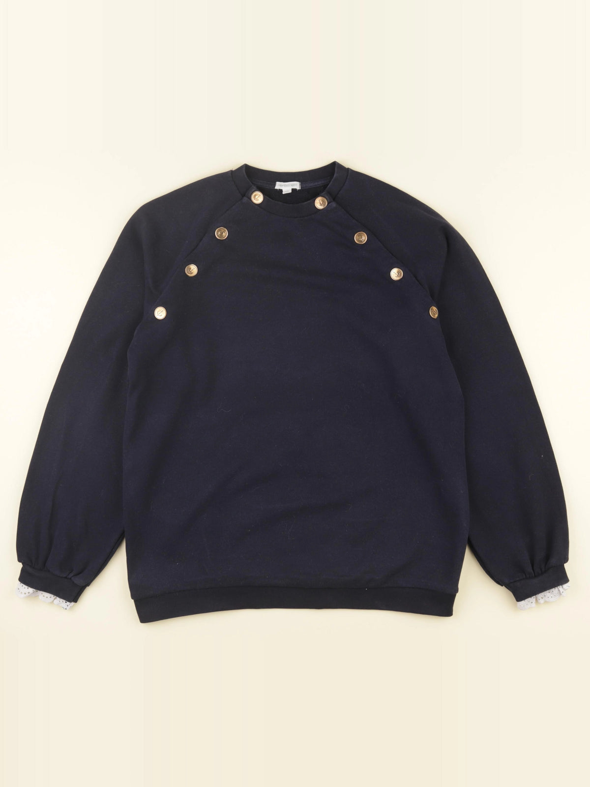 Vertbaudet - sweat allaitement bleu - 34 à 36