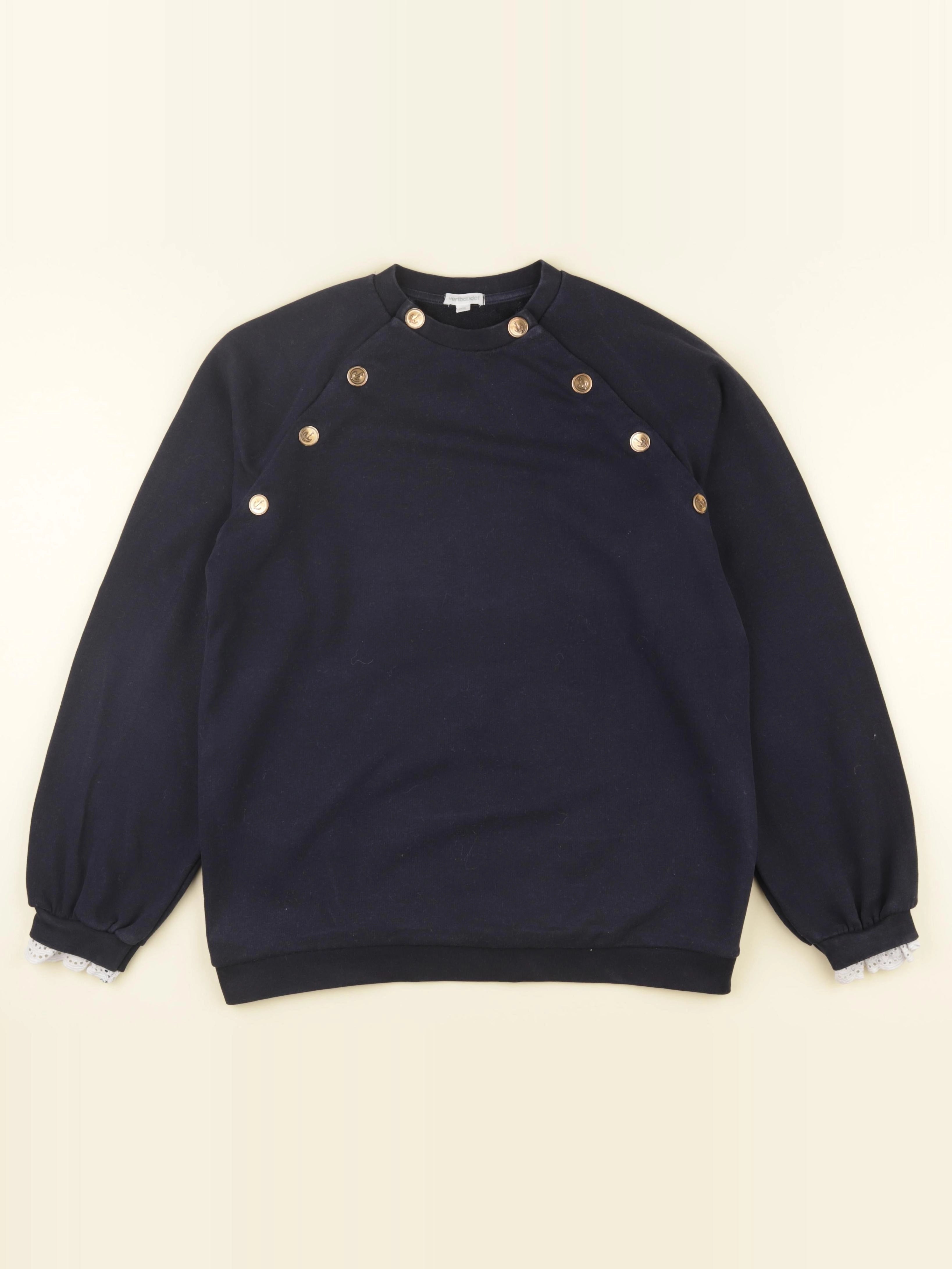 Vertbaudet - sweat allaitement bleu - 34 à 36