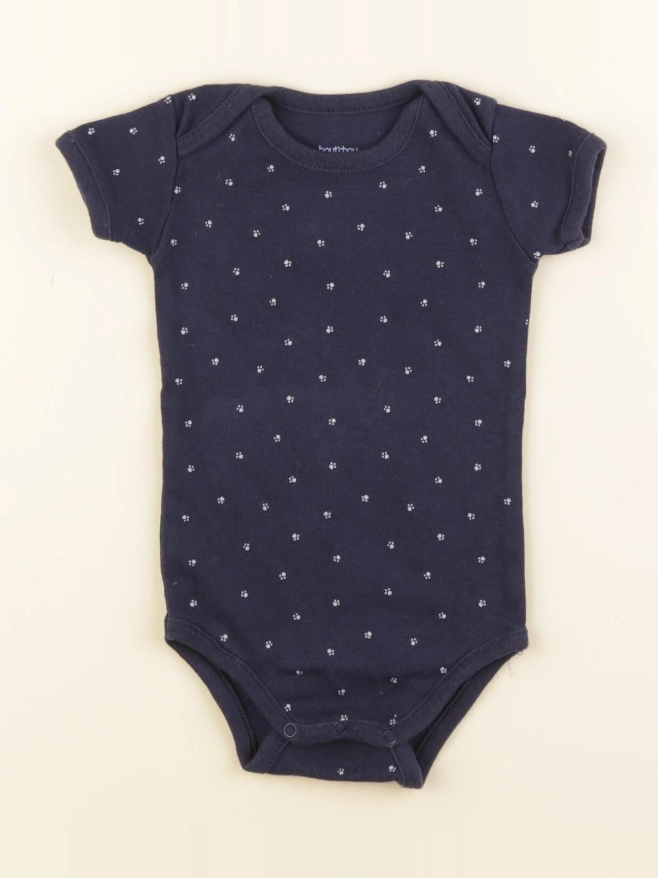 Boutchou - body bleu - 6 mois