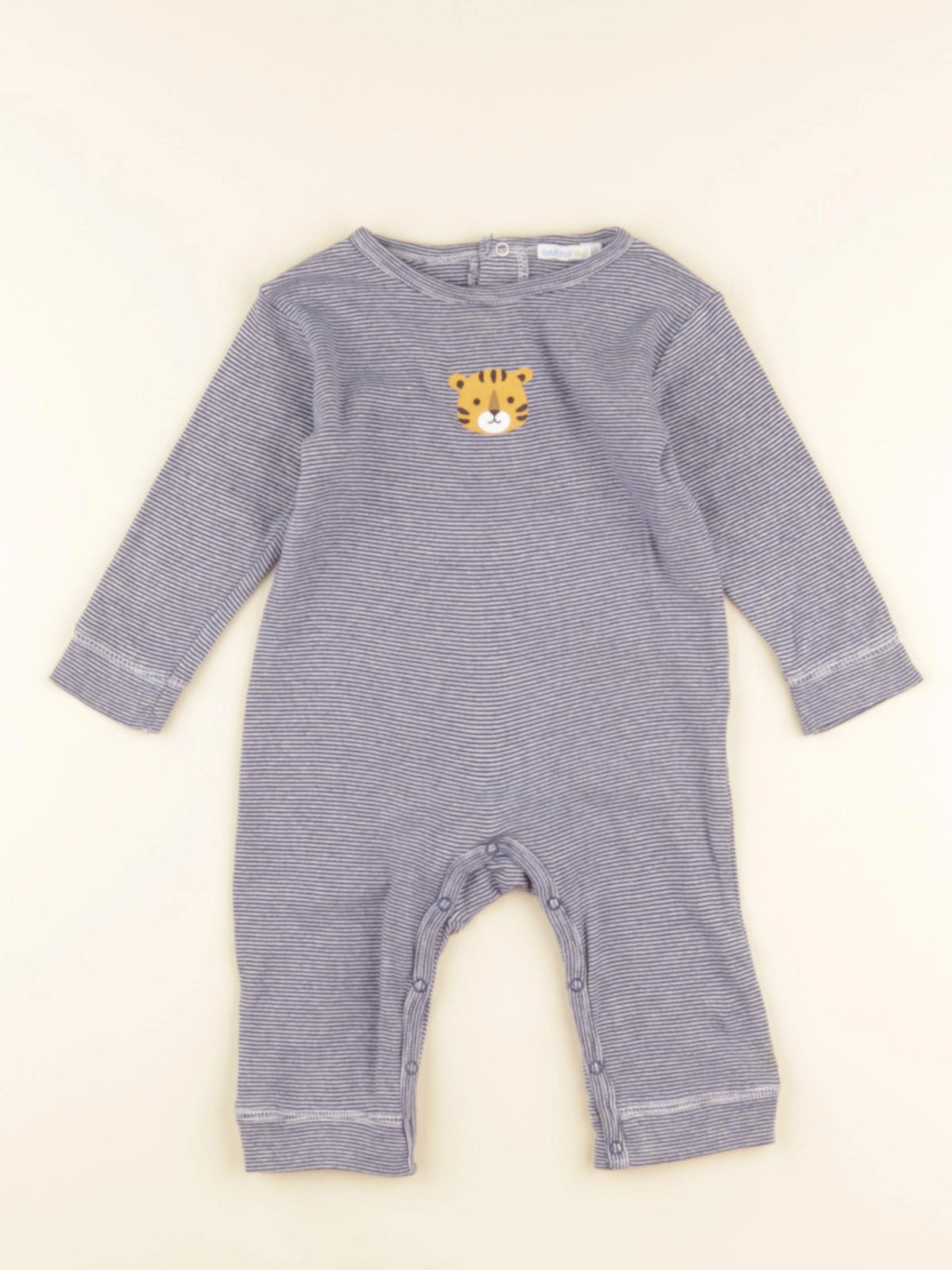 Boutchou - pyjama coton bleu - 12 mois