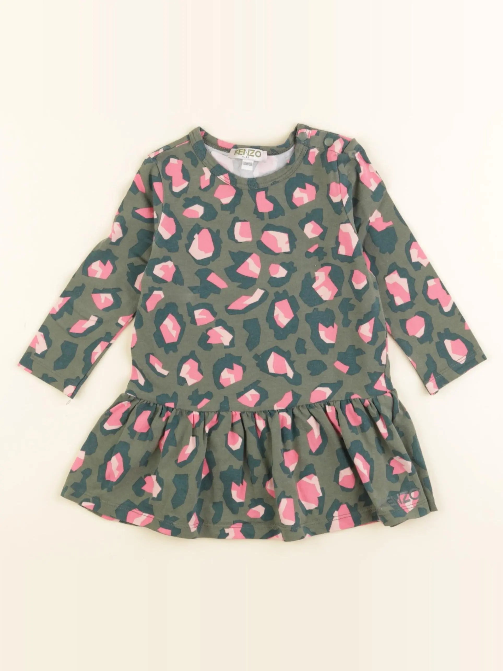 Kenzo - robe vert - 18 mois