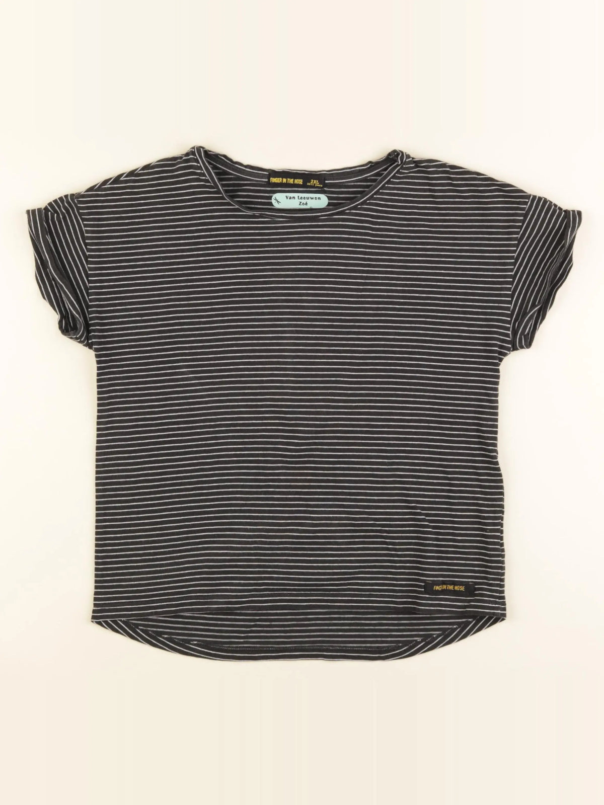 Finger in the nose - tee-shirt noir - 10/11 ans