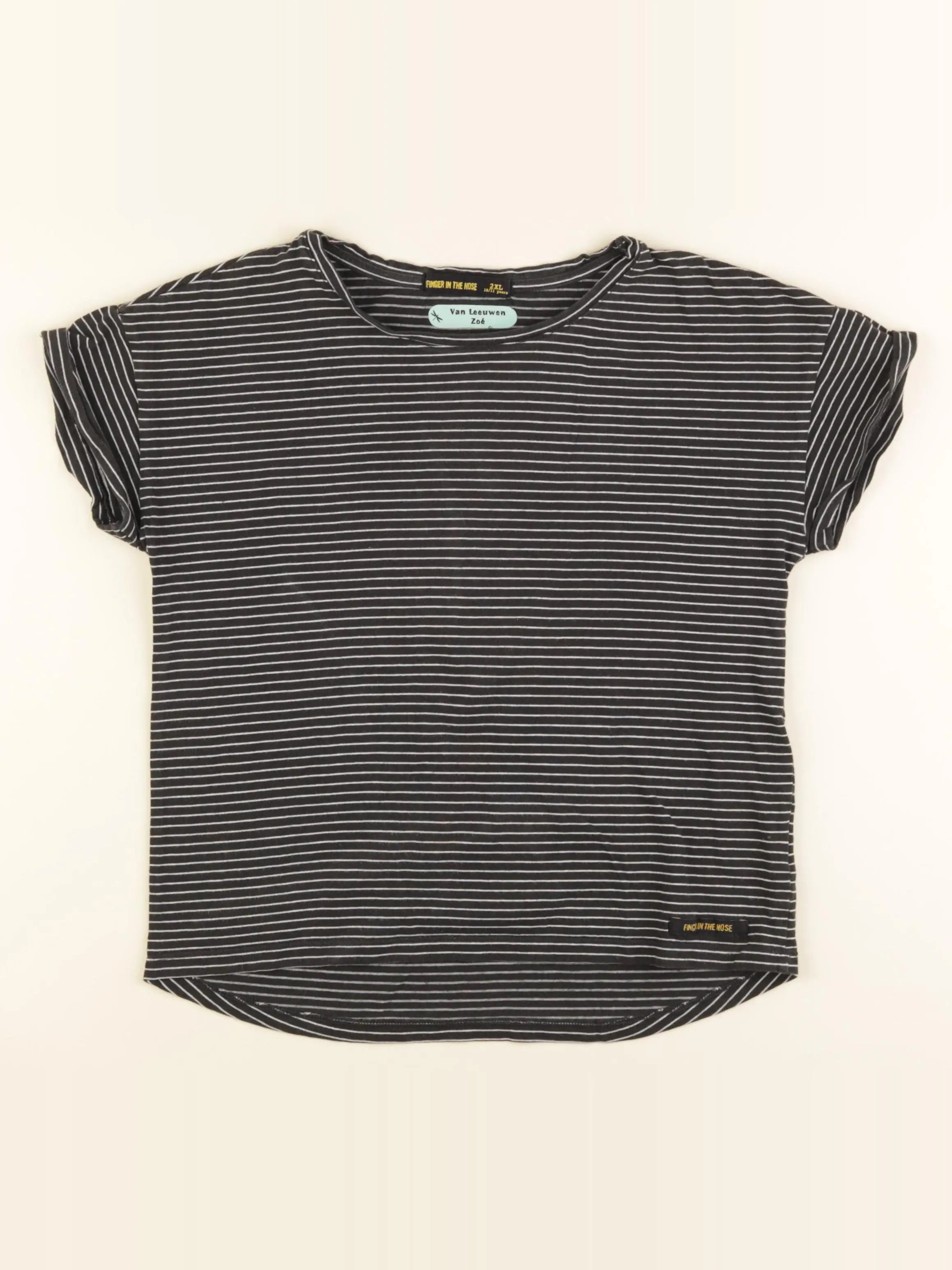 Finger in the nose - tee-shirt noir - 10/11 ans