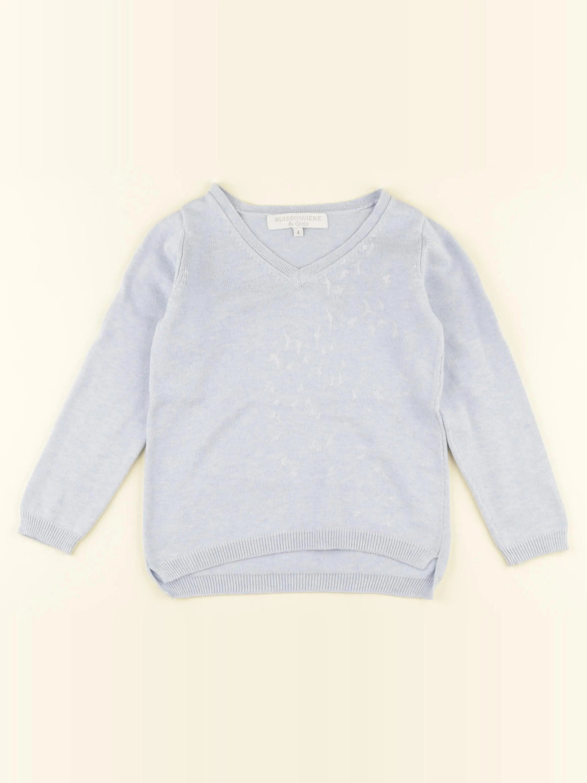Buissonnière - pull bleu - 4 ans