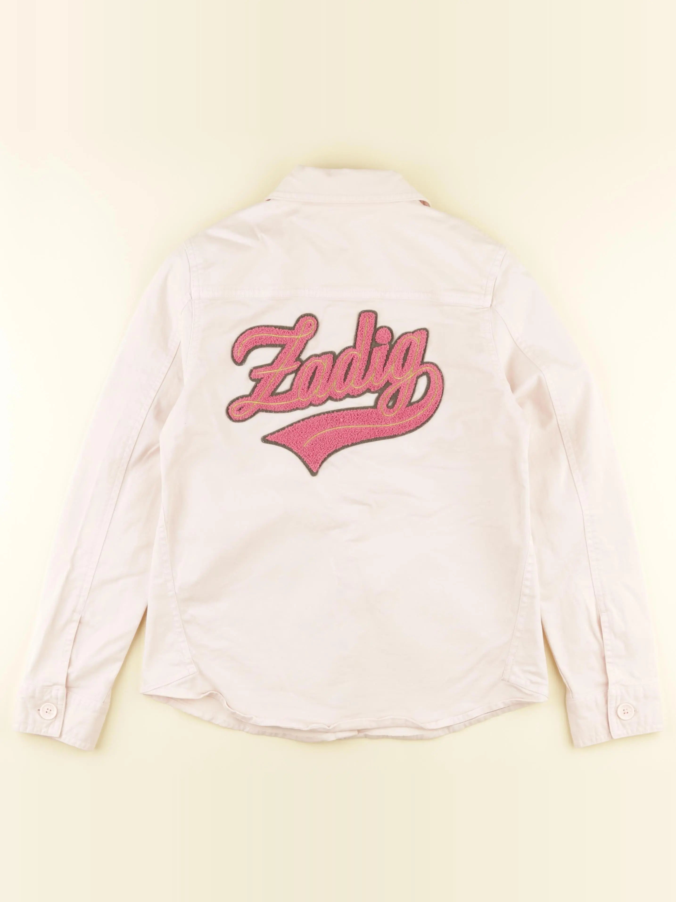 Zadig & Voltaire - sur chemise imprimé au dos rose - 12 ans