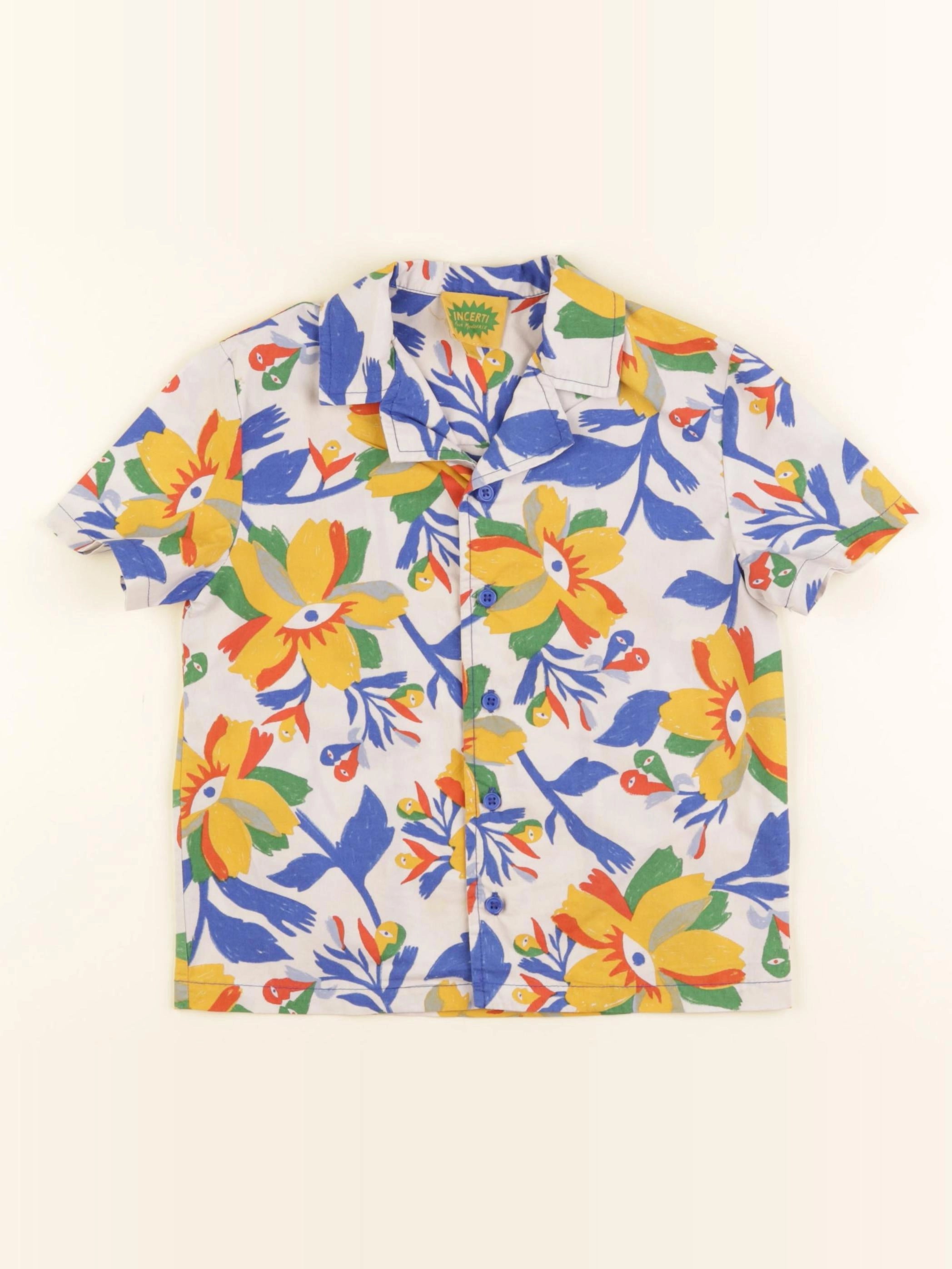 Monoprix - chemise multicolore - 4 ans