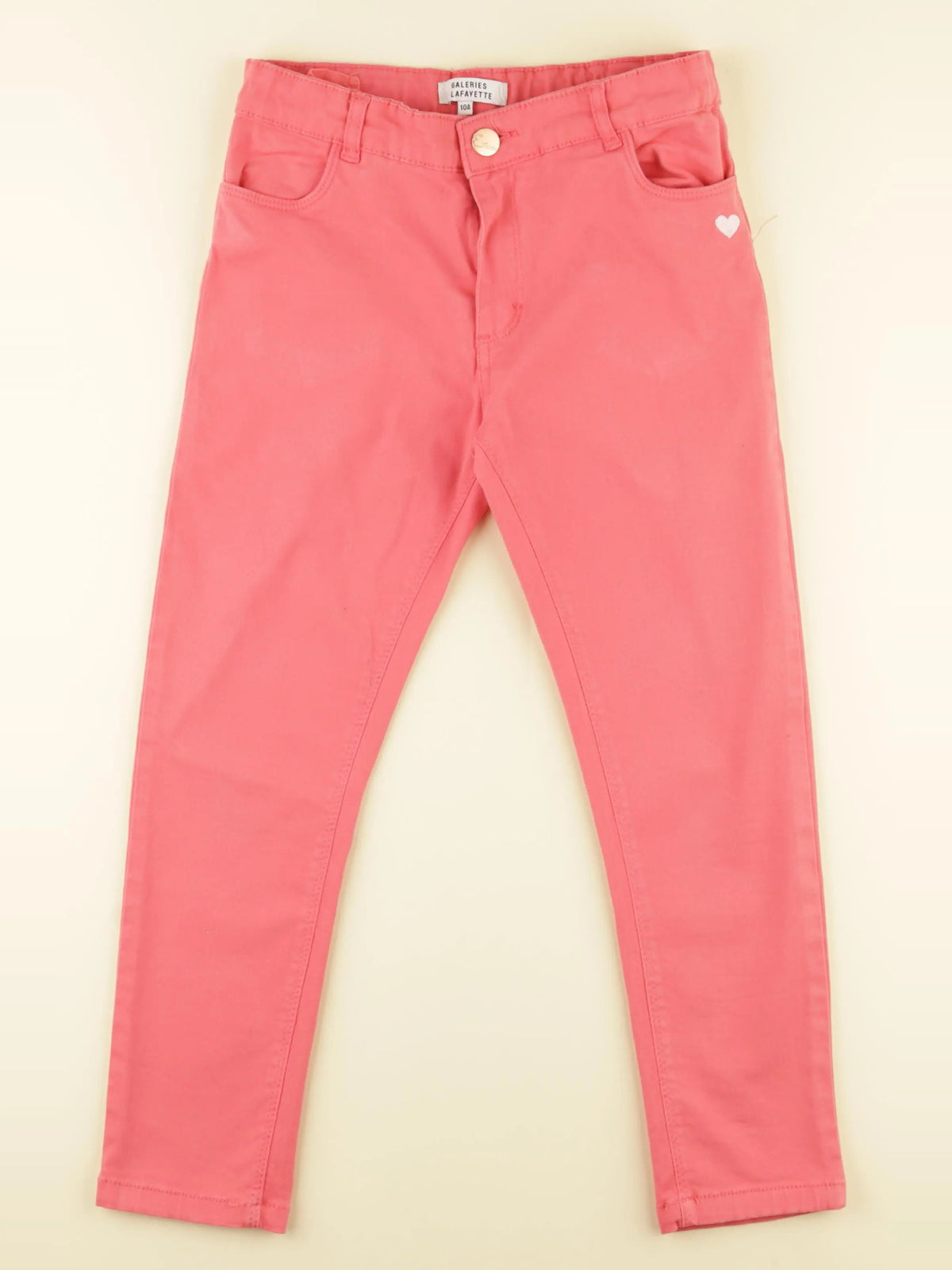 Galeries Lafayette - pantalon rose - 10 ans