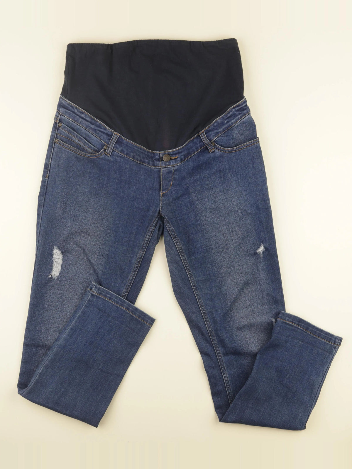 Envie de fraise - jean grossesse bleu - 40