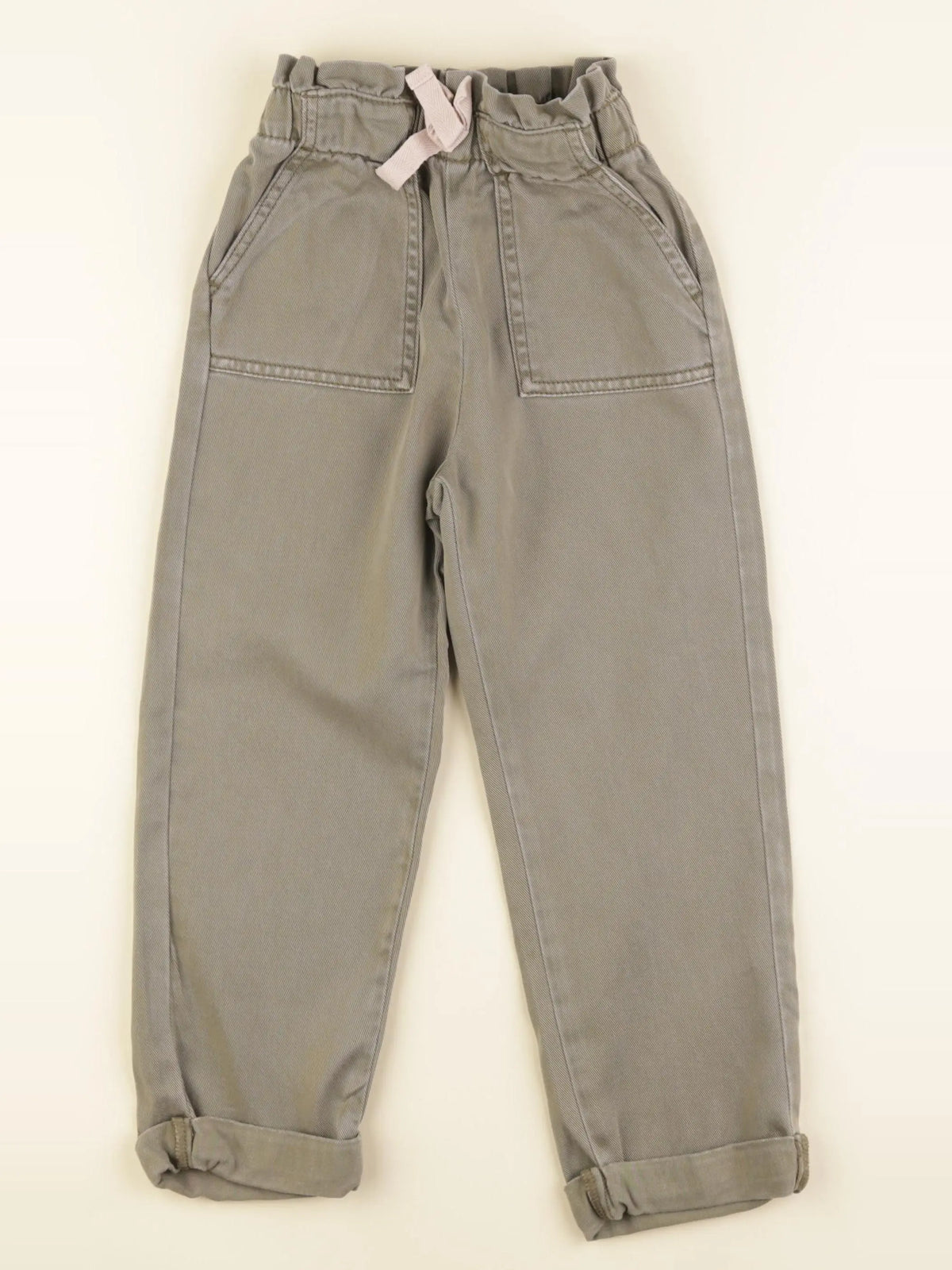 Vertbaudet - pantalon vert - 6 ans