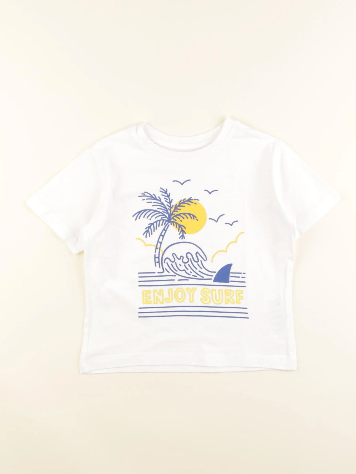 Vertbaudet - tee-shirt blanc - 4 ans