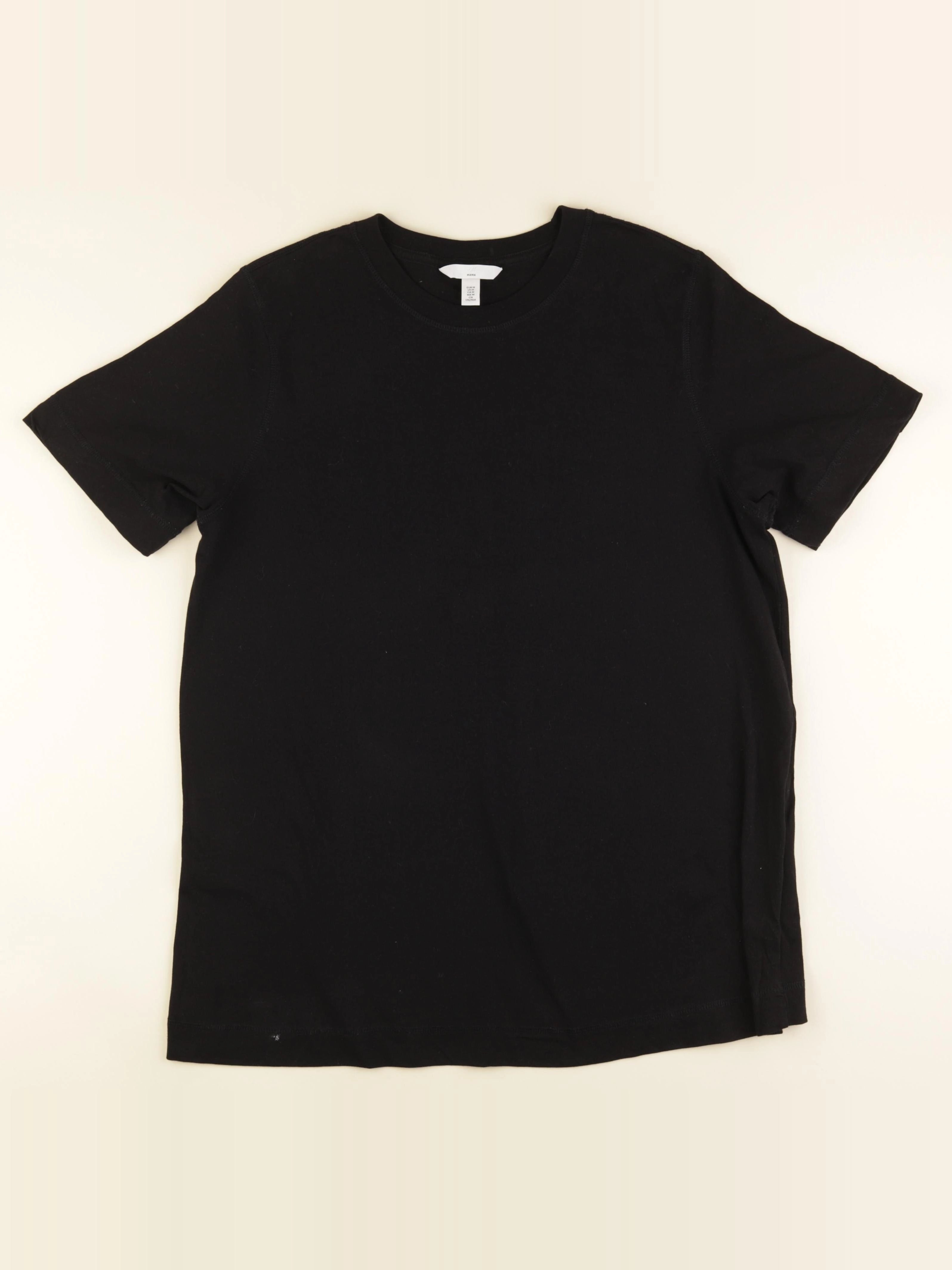 H&M - tee-shirt grossesse noir - m