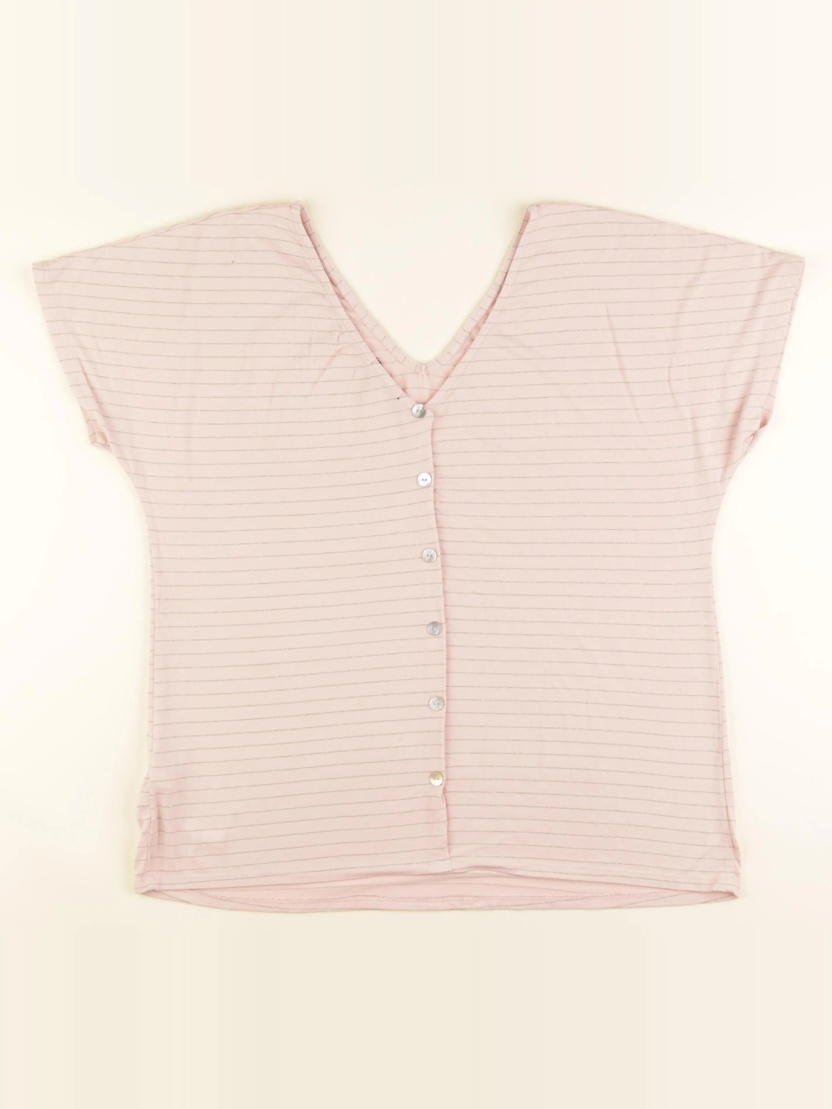 Kiabi - tee-shirt grossesse rose, or - m