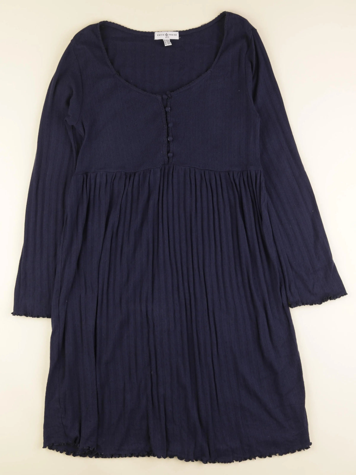 Envie de fraise - chemise de nuit grossesse bleu - 42 à 44