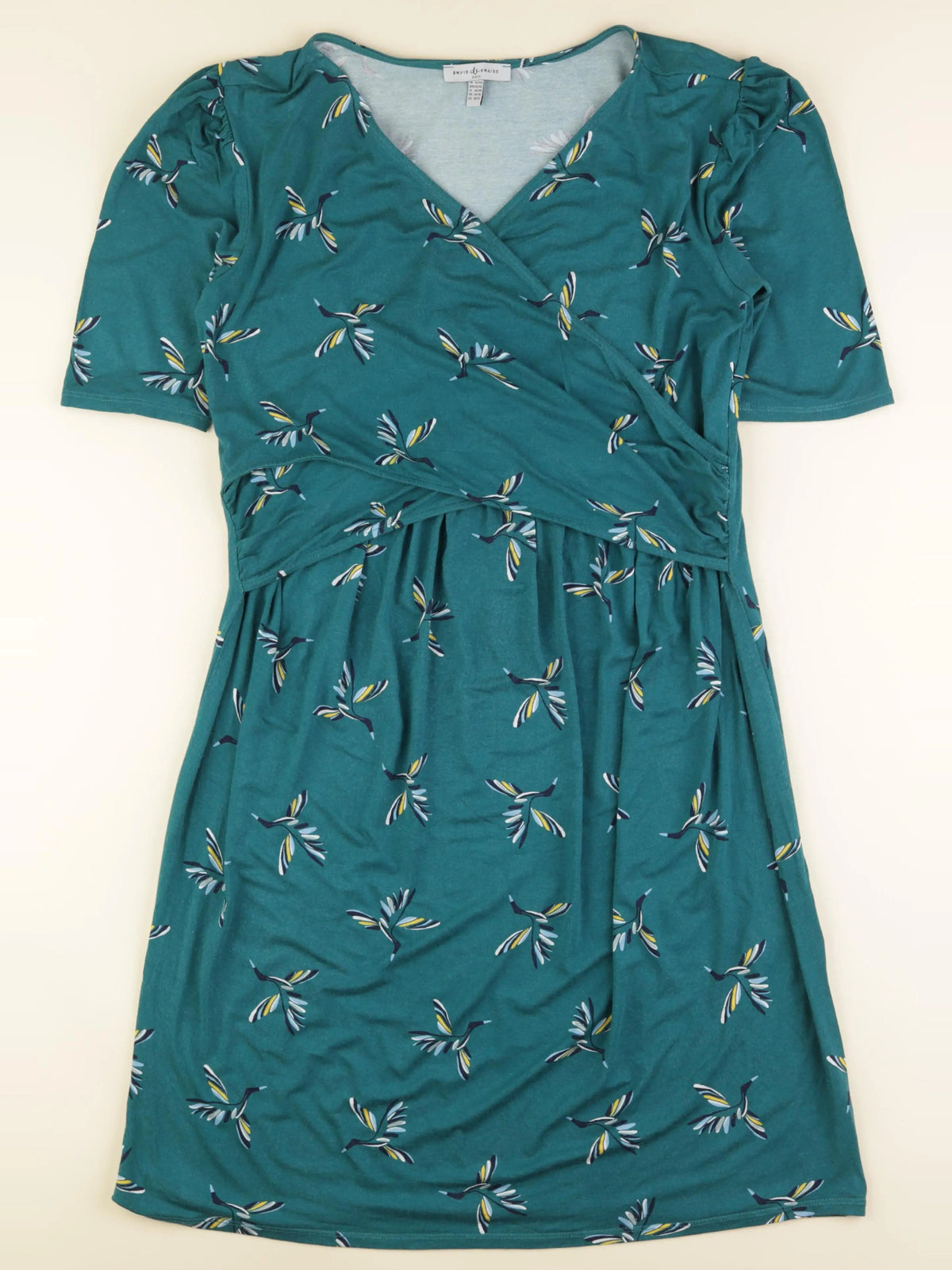 Envie de fraise - robe allaitement bleu, vert - 40 à 42