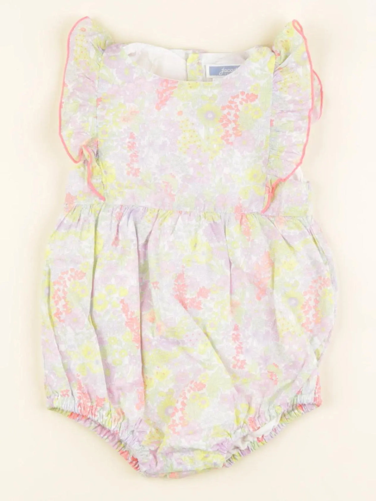 Jacadi - combinaison liberty multicolore - 12 mois