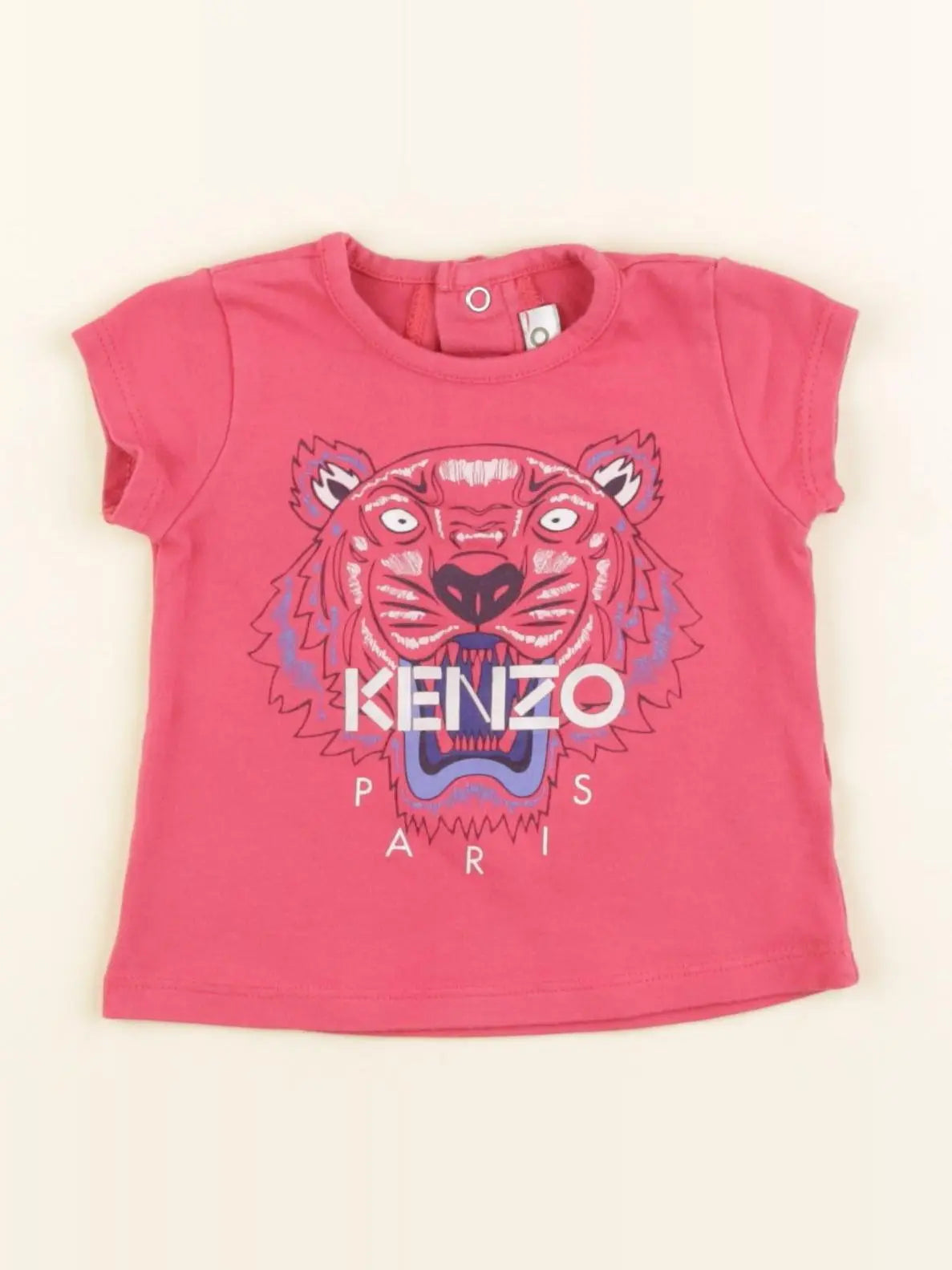 Kenzo - tee-shirt rose - 3 mois