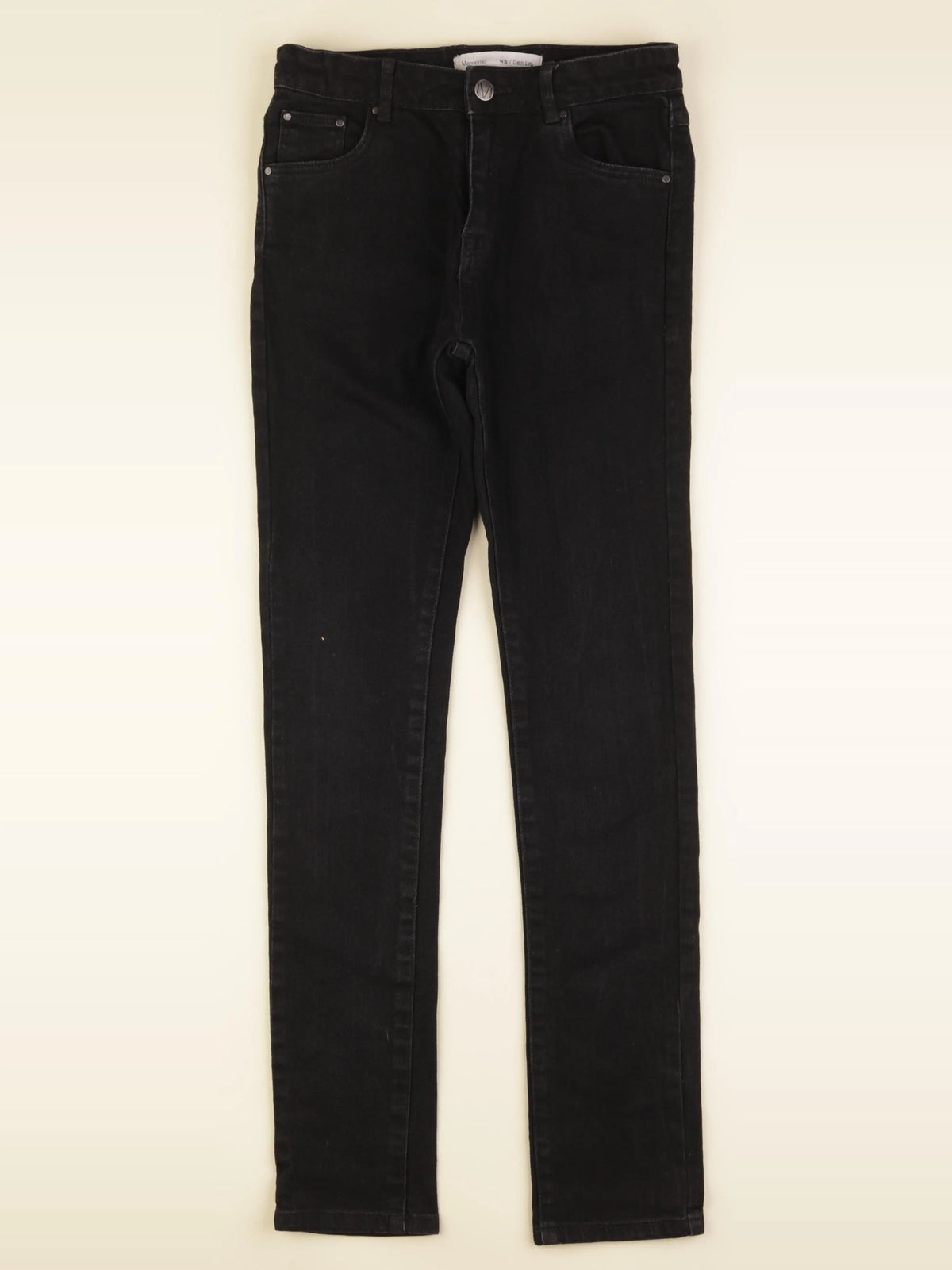 Monoprix - jean noir - 12 ans