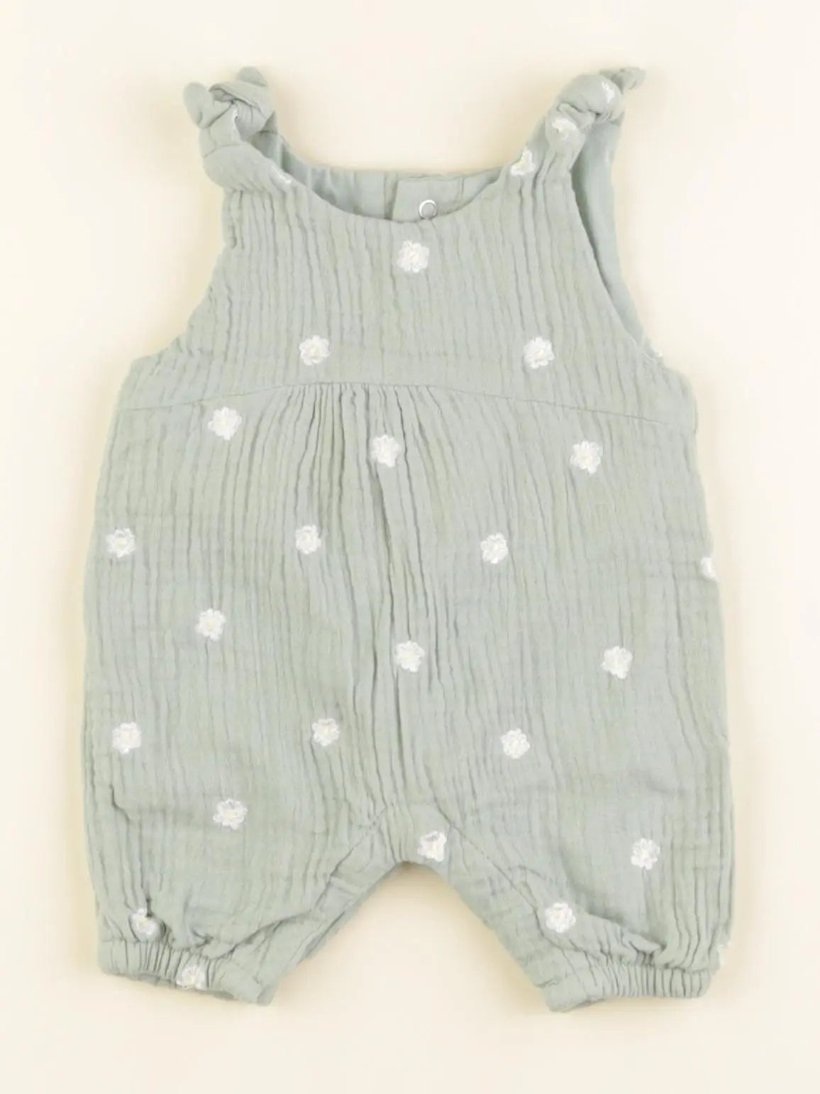 Vertbaudet - combinaison vert - 0 mois