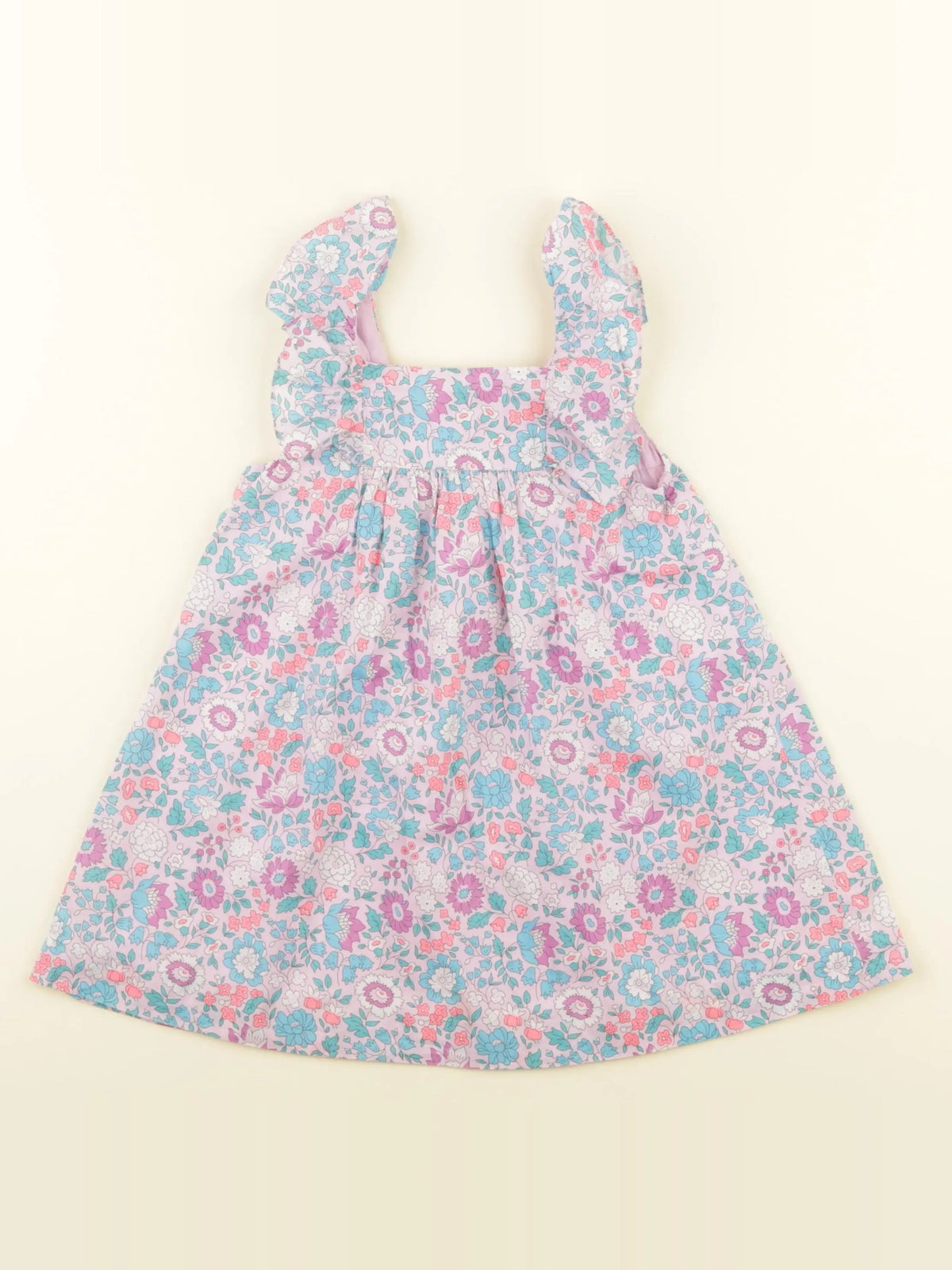 Jacadi - robe liberty violet - 24 mois